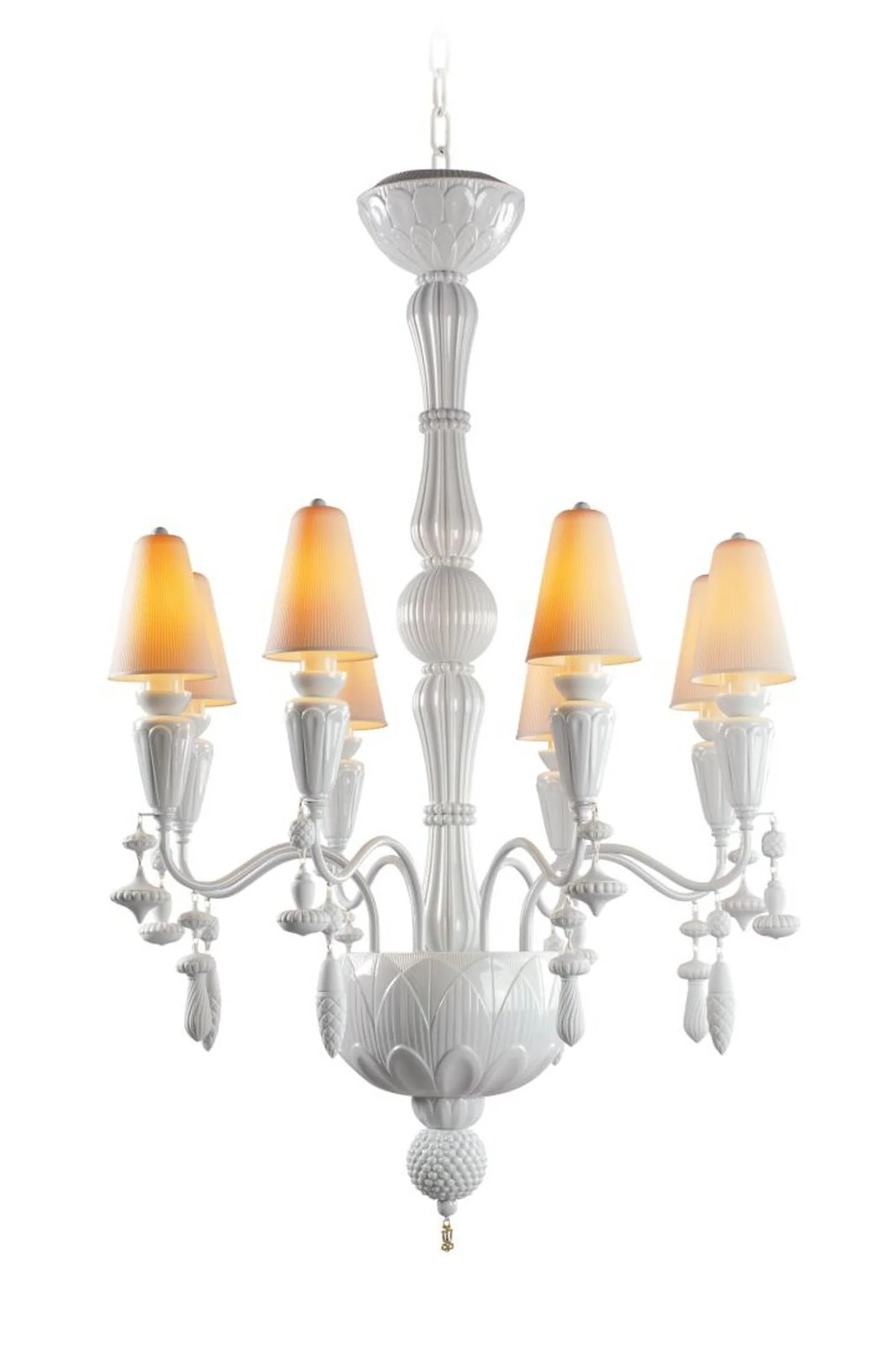 Lladro Ivy and Seed 8 Lights Chandelier Flat Model (US) - Image 24