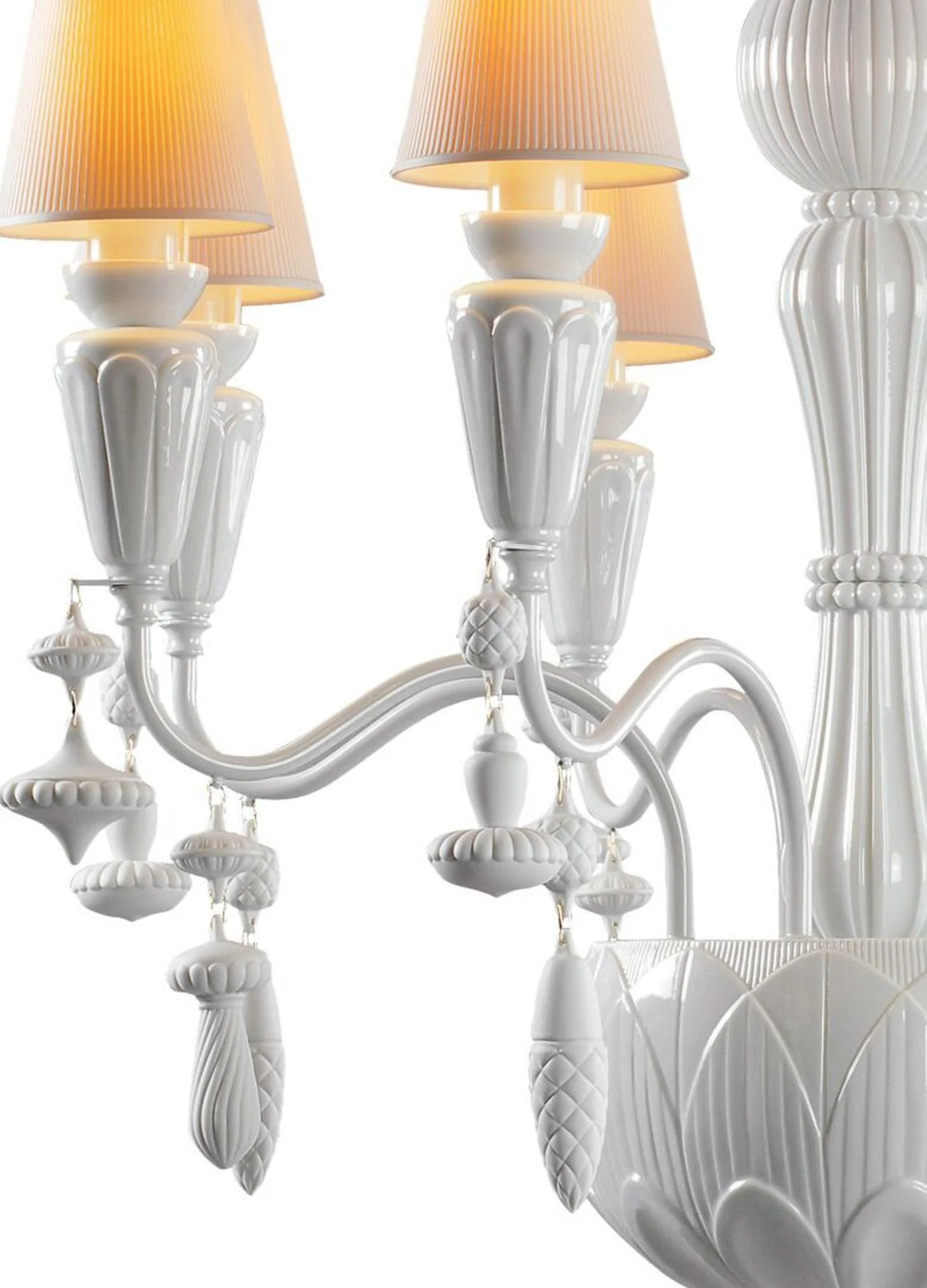 Lladro Ivy and Seed 8 Lights Chandelier Flat Model (US) - Image 26