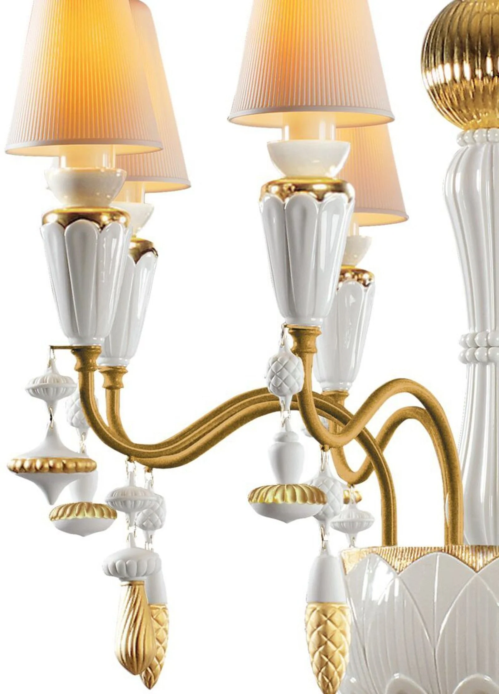 Lladro Ivy and Seed 8 Lights Chandelier Flat Model (US) - Image 4