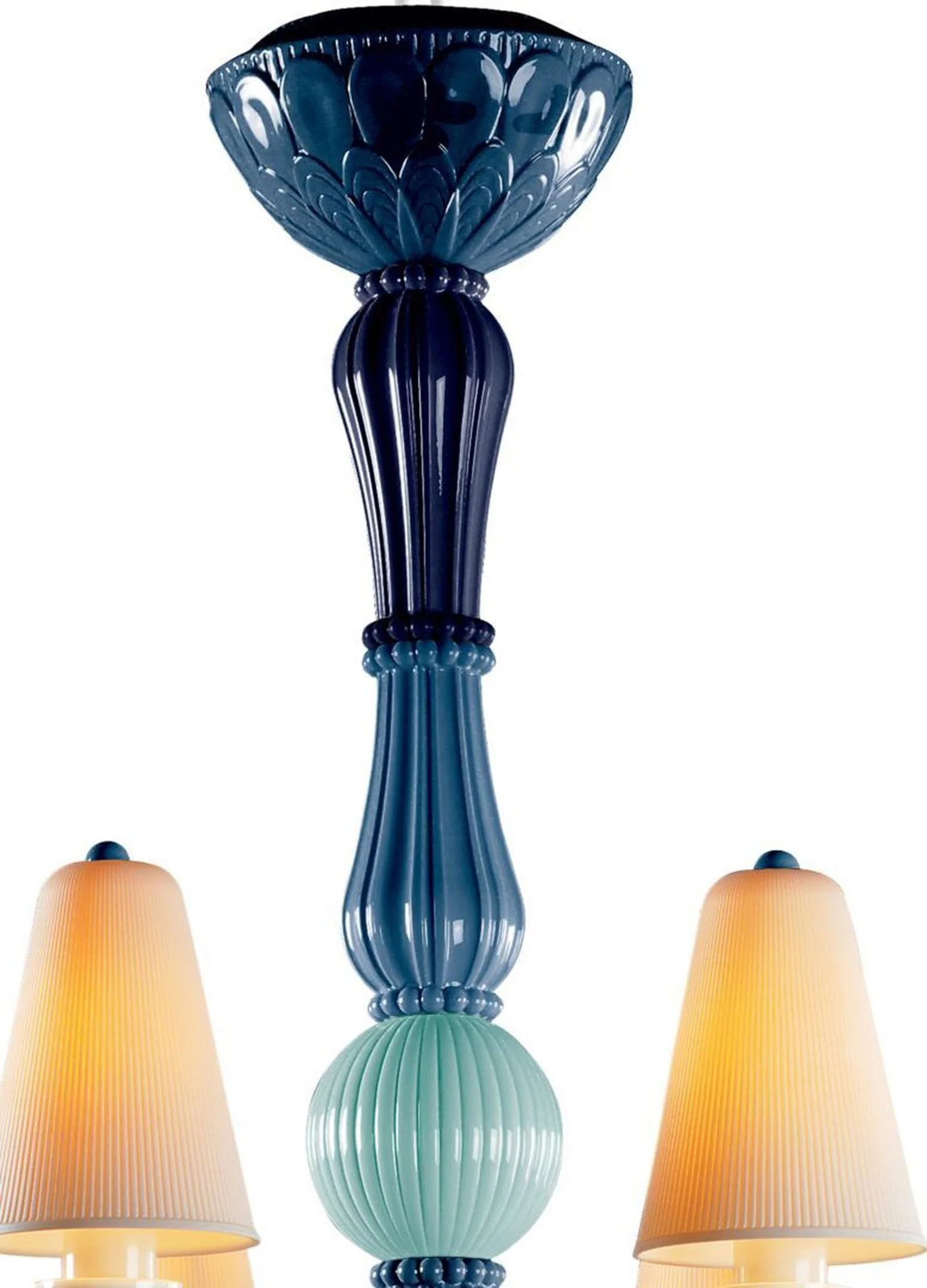 Lladro Ivy and Seed 8 Lights Chandelier Flat Model (US) - Image 7