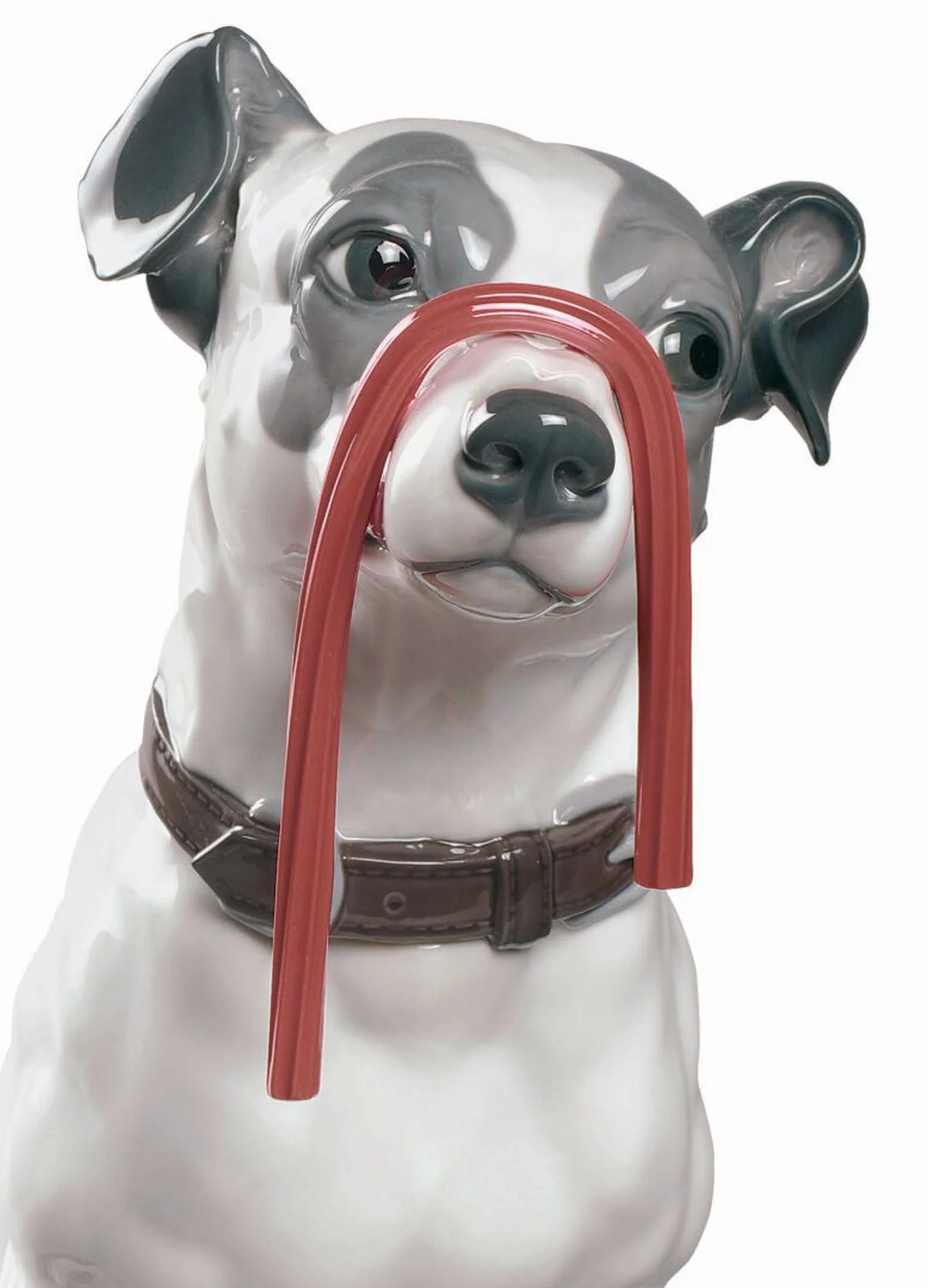 Lladro Jack Russell with Licorice Dog Figurine - Image 4