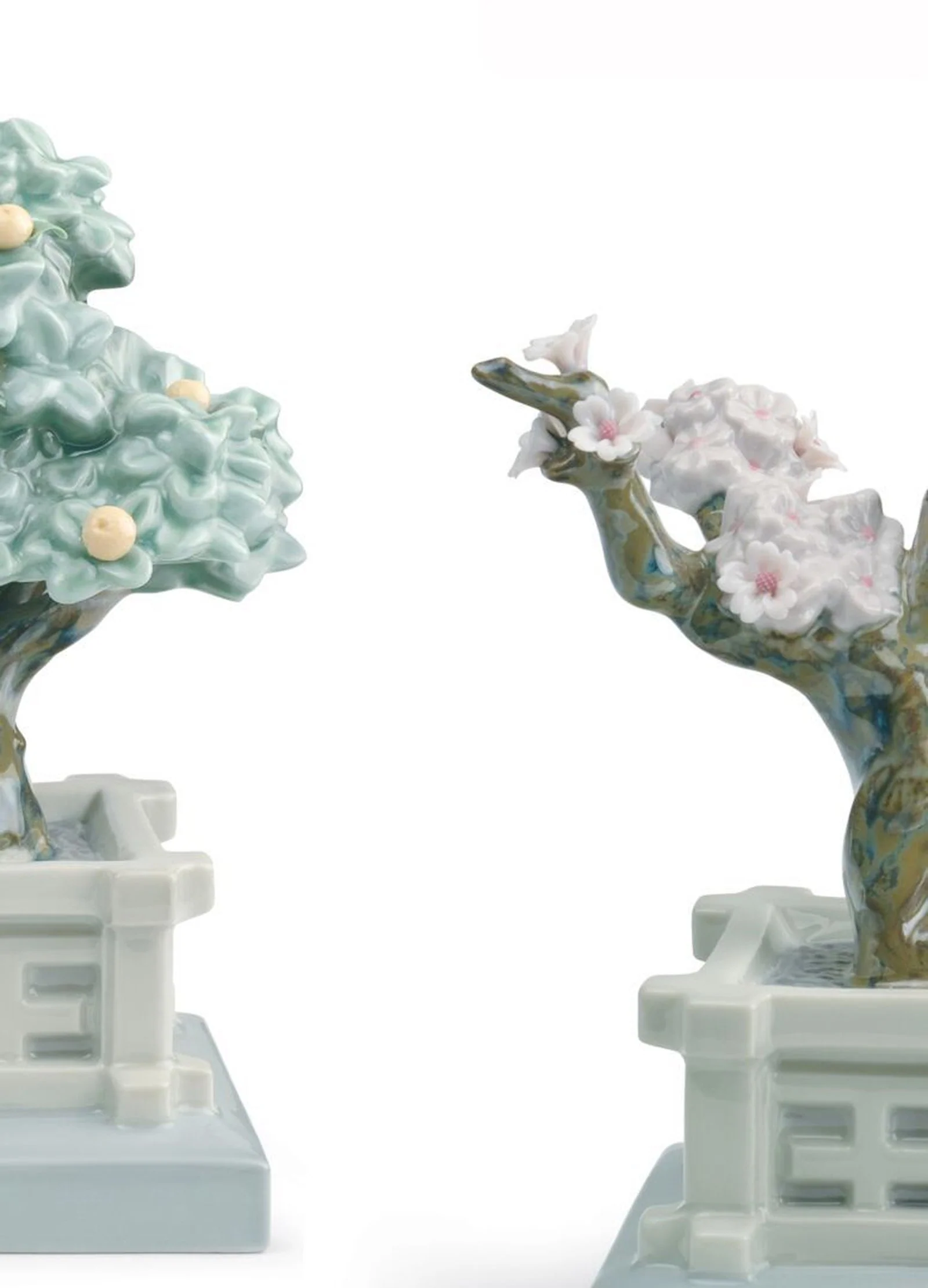 Lladro Japanese Tree Pots Figurine - Image 2