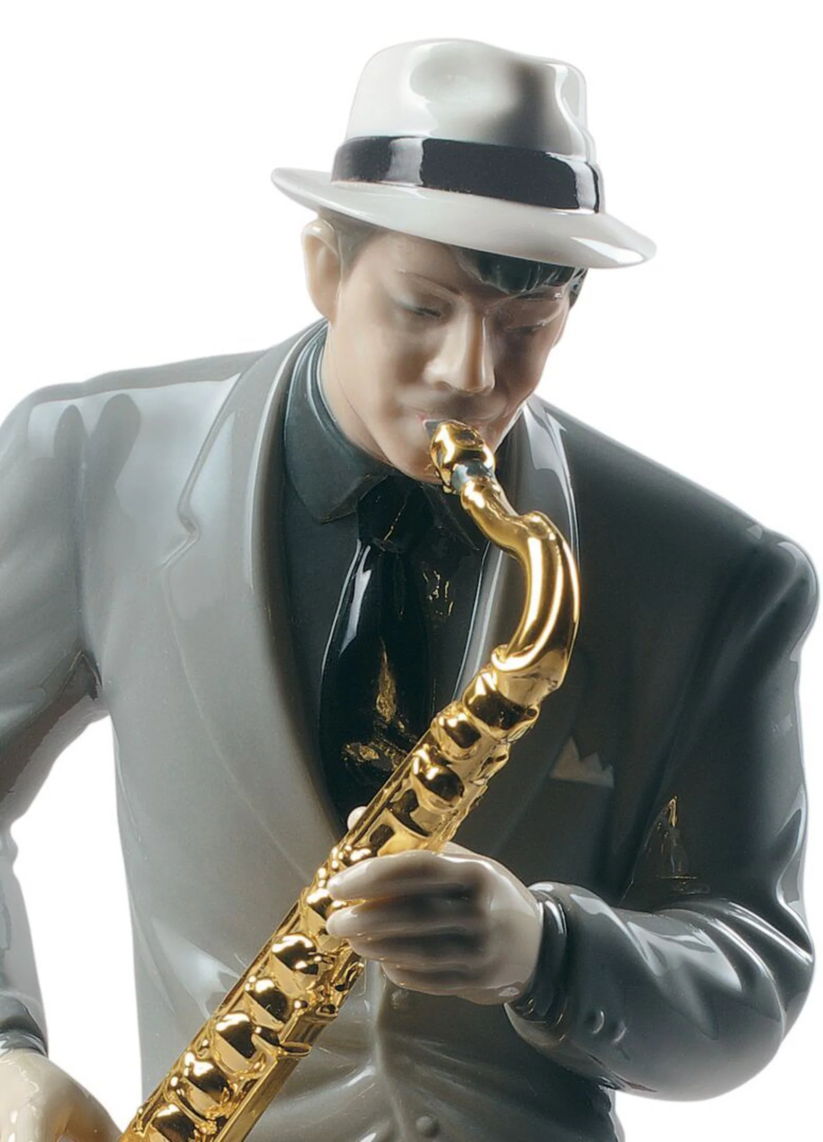Lladro Jazz Saxophonist Figurine - Image 2