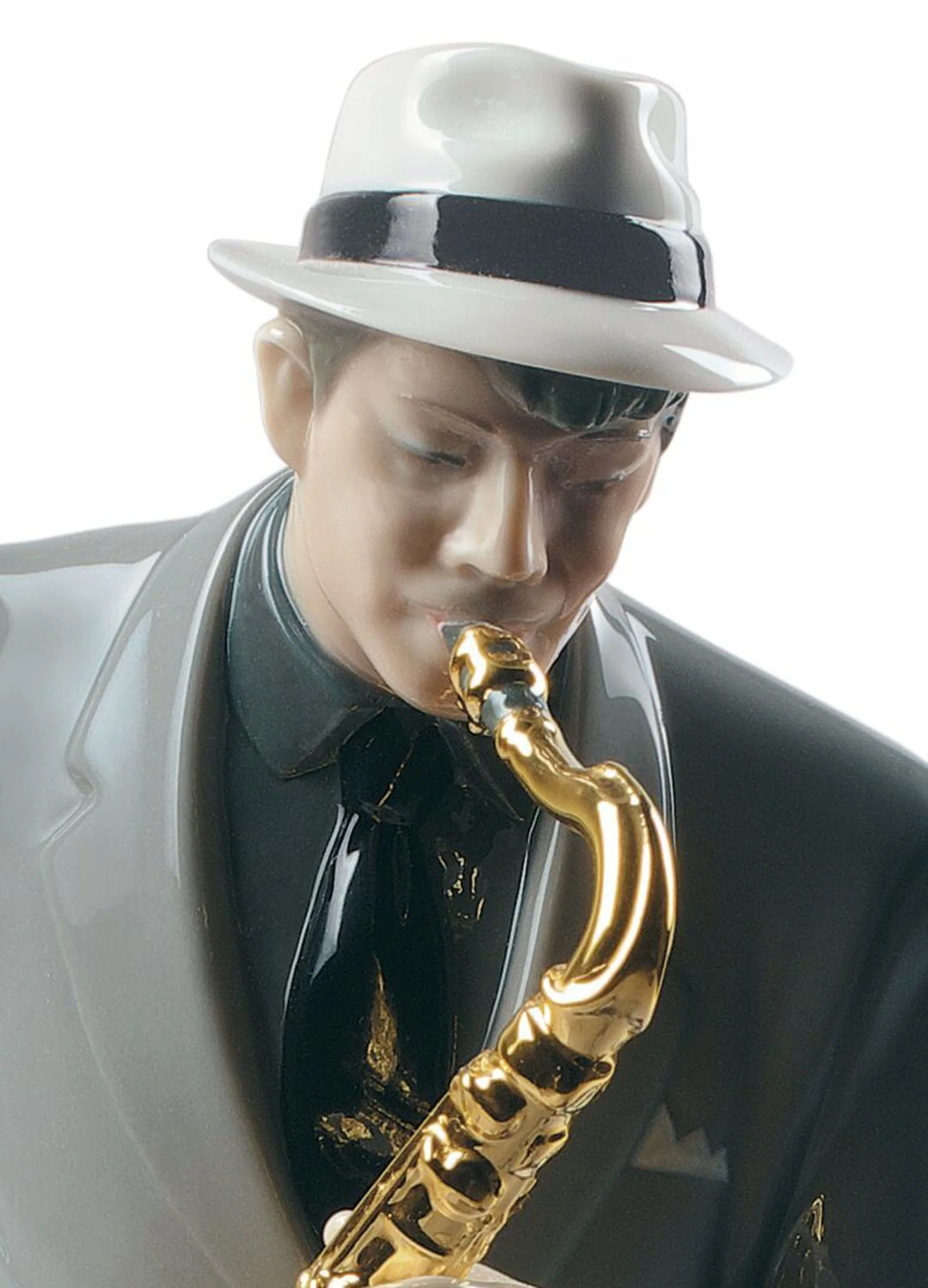 Lladro Jazz Saxophonist Figurine - Image 5