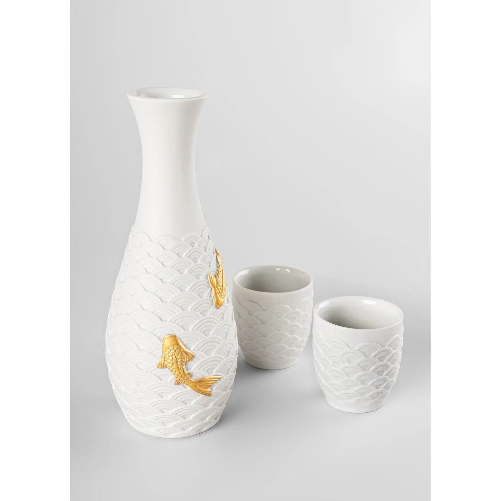 Lladro Koi Sake Set - Image 2