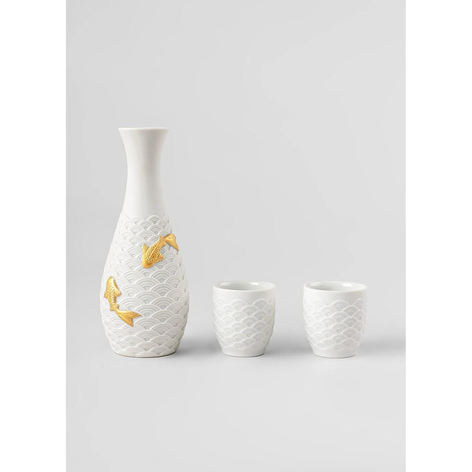 Lladro Koi Sake Set - Image 3