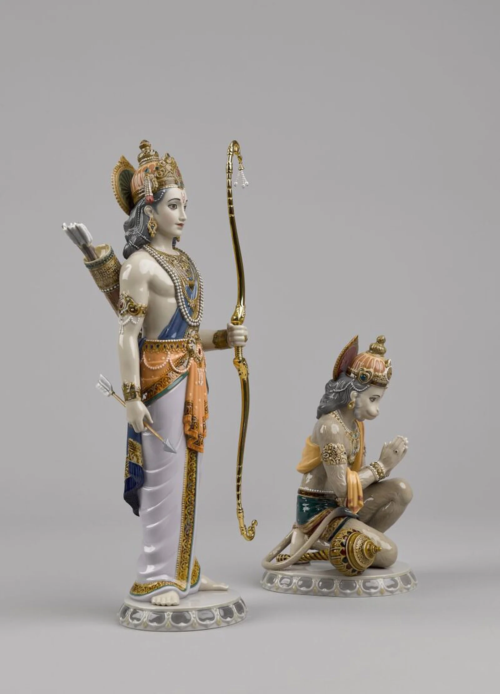 Lladro Lakshman and Hanuman Sculpture Limited Edition - Image 7