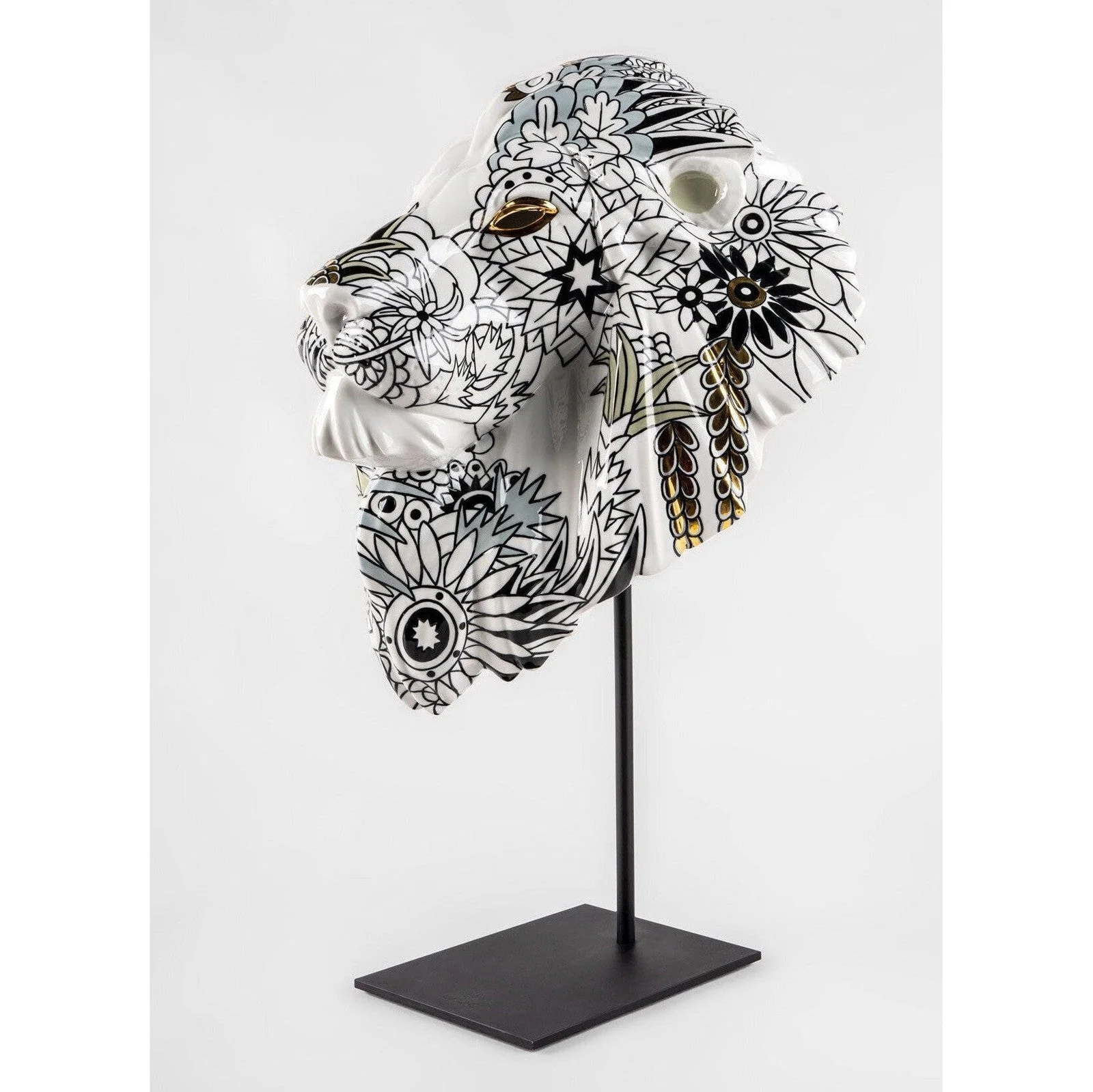 Lladro Lion Mask / Wild Nature - Image 4