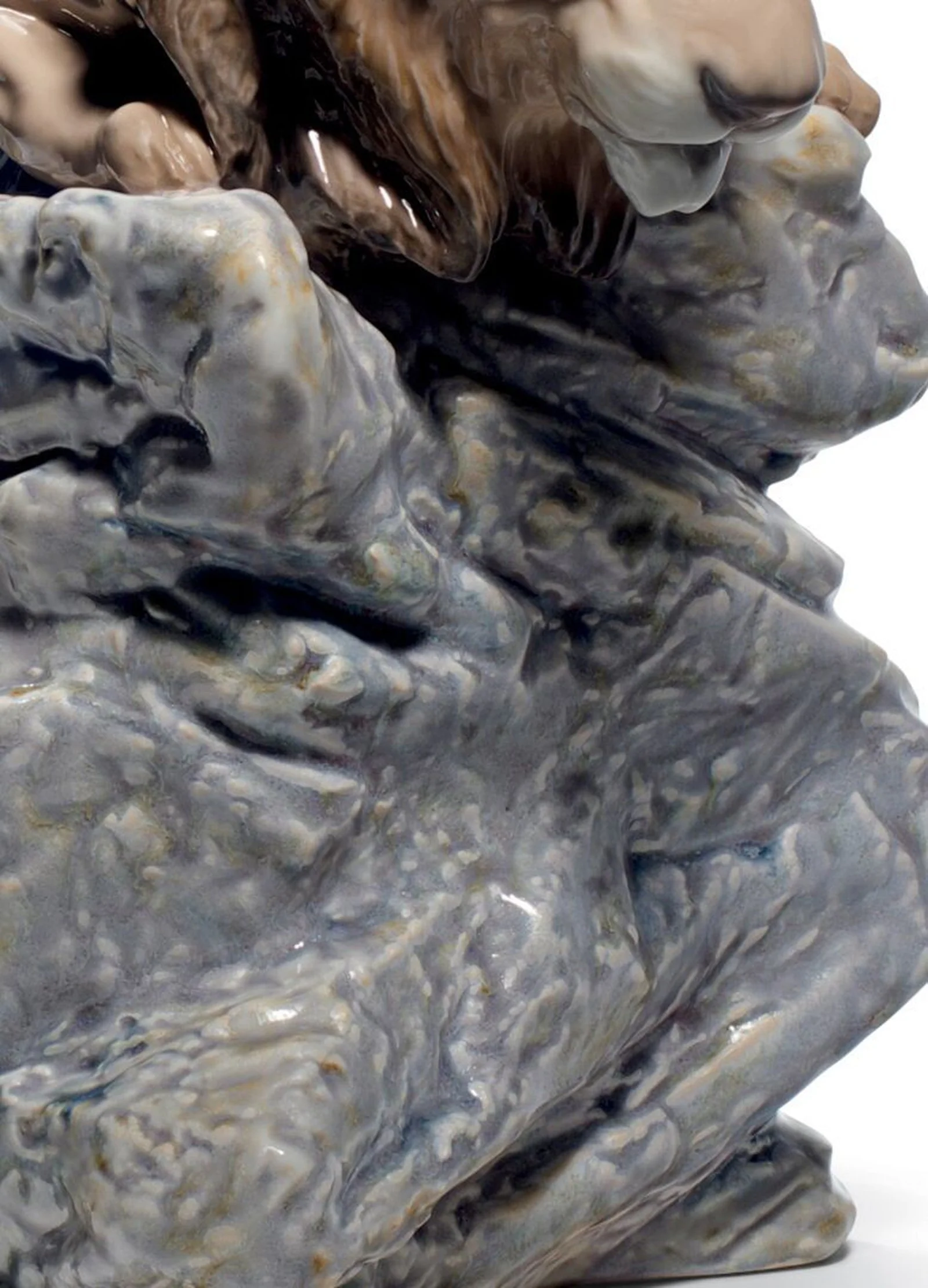 Lladro Lion Pouncing Figurine - Image 5