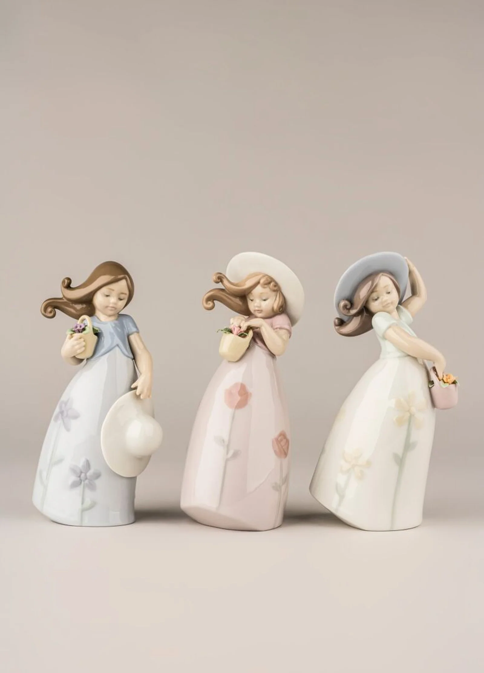 Lladro Little Violet Girl Figurine - Image 3