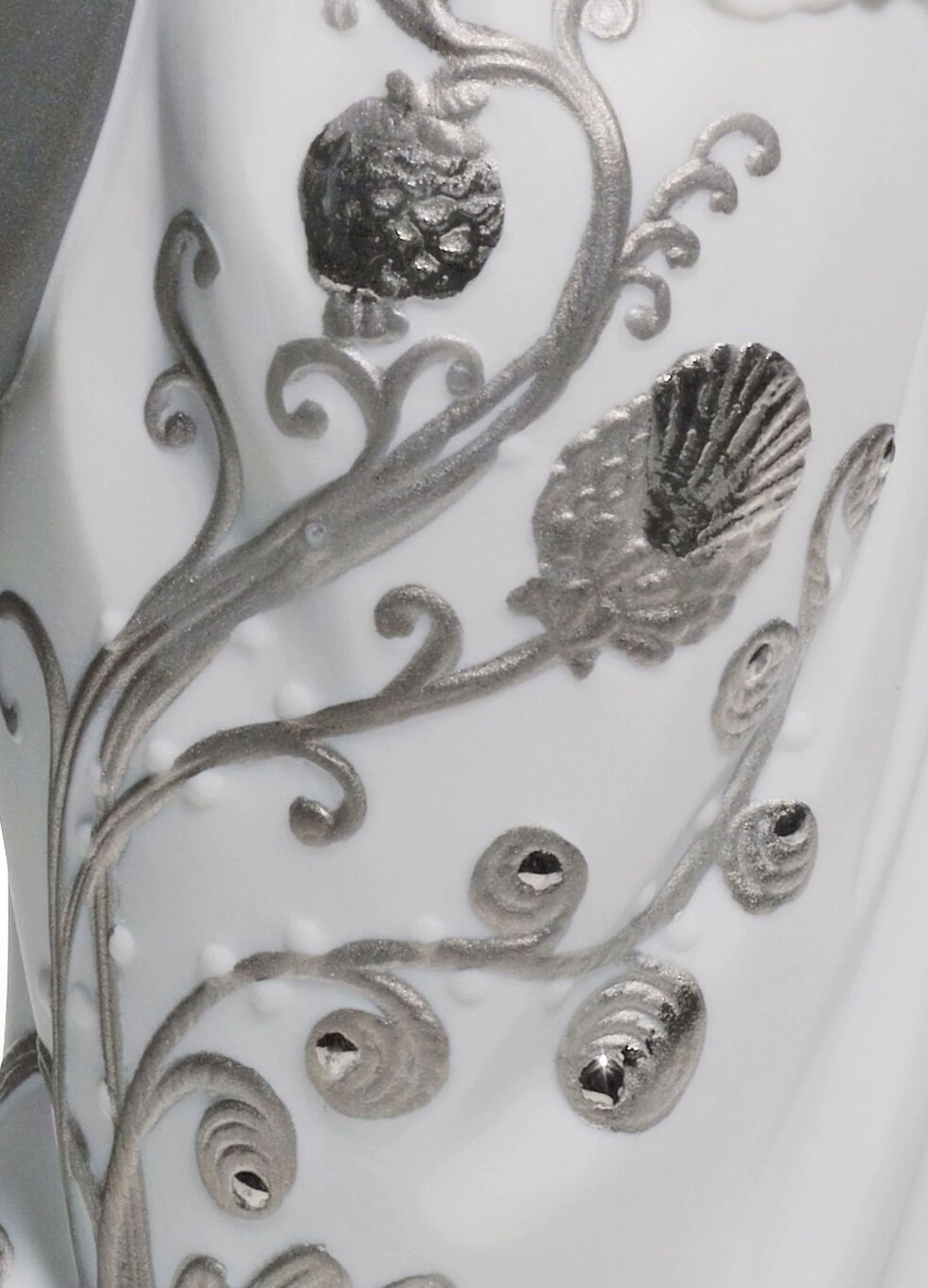 Lladro Lovers' Waltz Couple Figurine Silver Lustre - Image 2