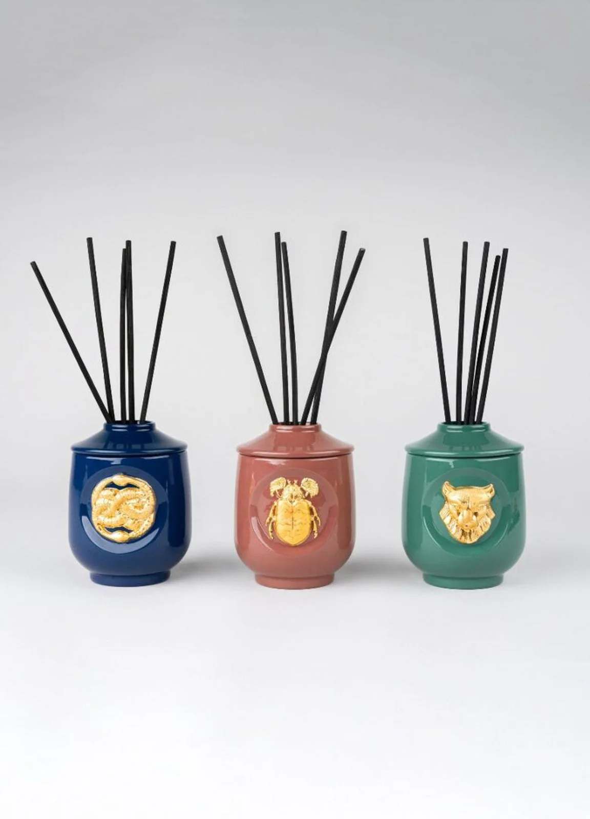 Lladro Lynx Perfume Diffuser Luxurious Animals Redwood Fire Scent - Image 3