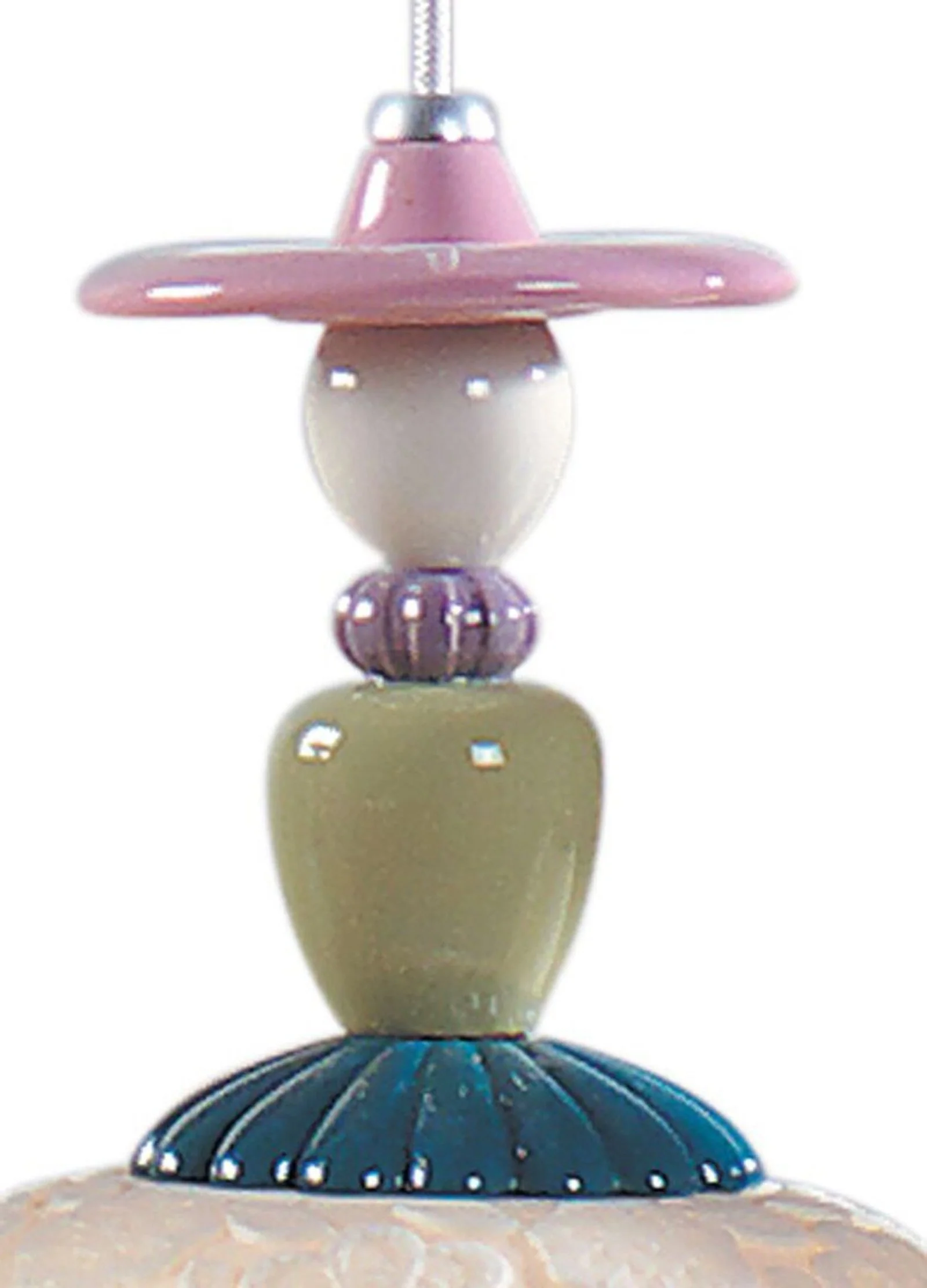 Lladro Mademoiselle Lineal Canopy 3 Lights Gazing At The Ocean Ceiling Lamp (US) - Image 4