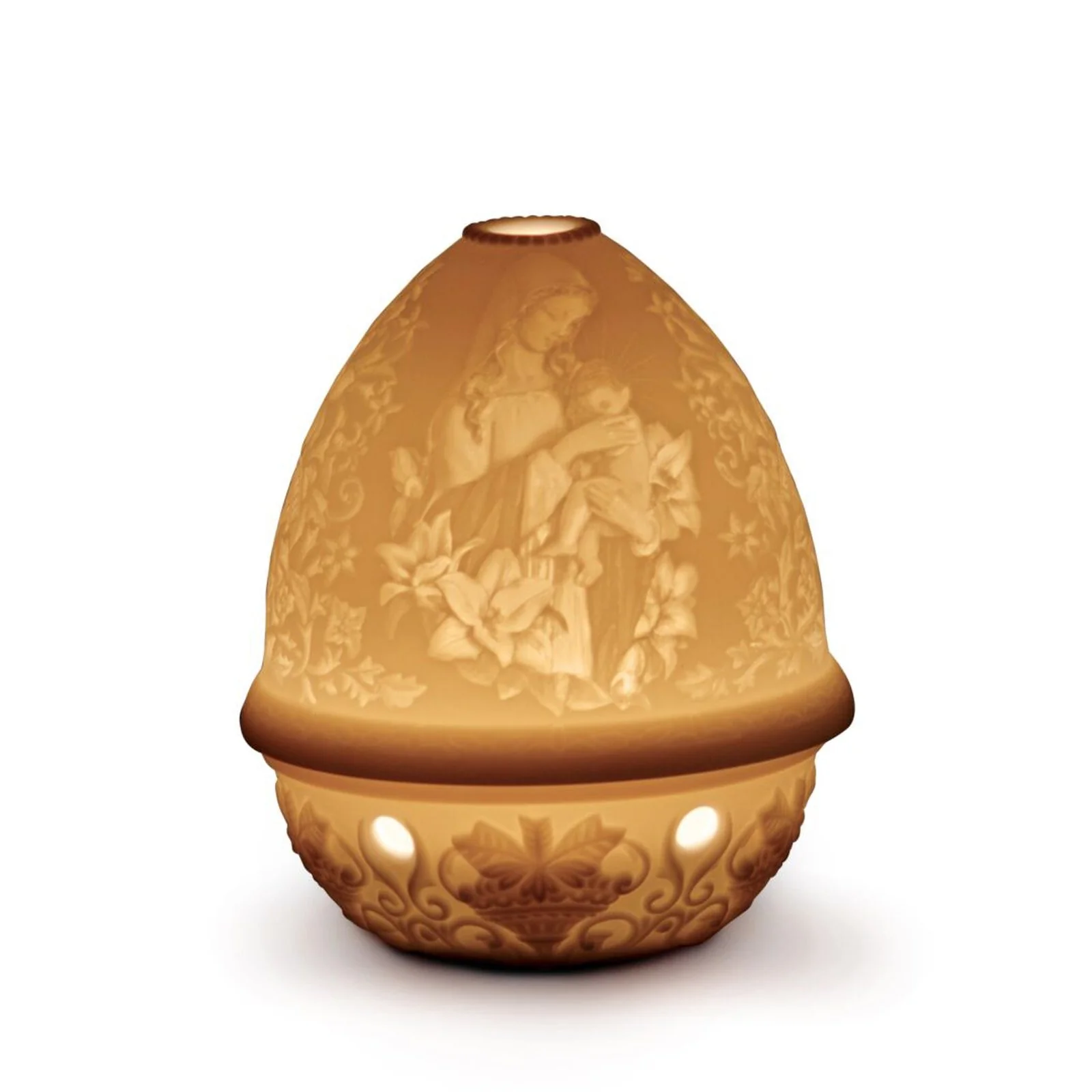 Lladro Madonna Of The Flowers Lithophane
