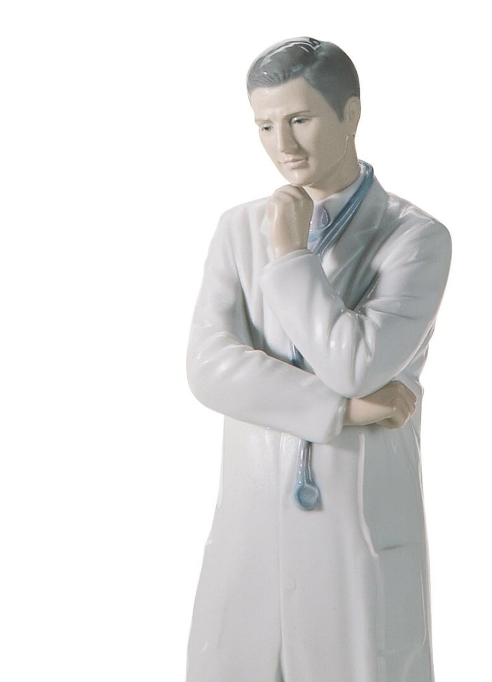 Lladro Male Doctor Figurine Fair skin - Image 2