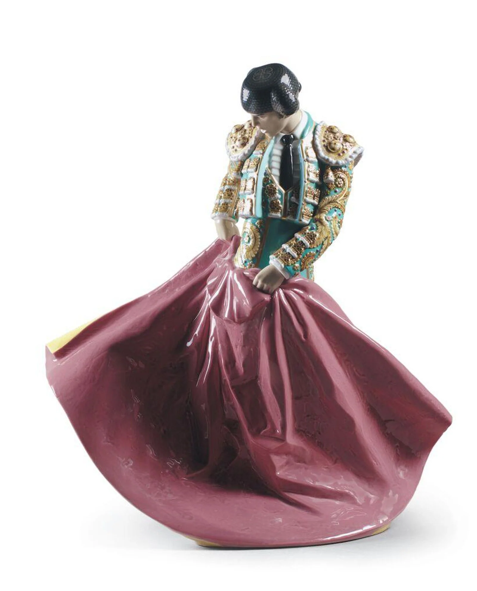 Lladro Matador Man Sculpture Green Outfit Limited Edition - Image 3