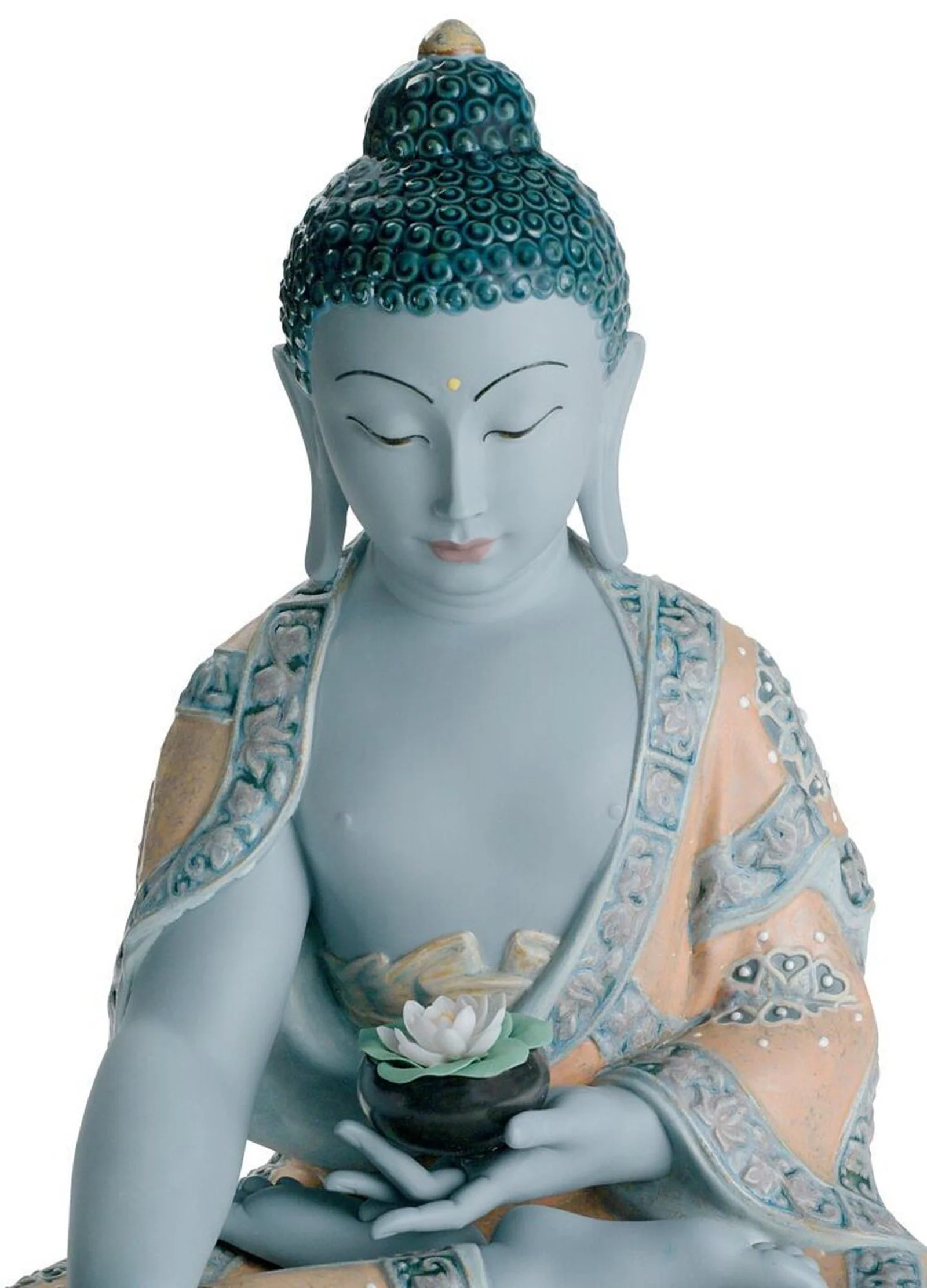 Lladro Medicine Buddha Figurine - Image 2