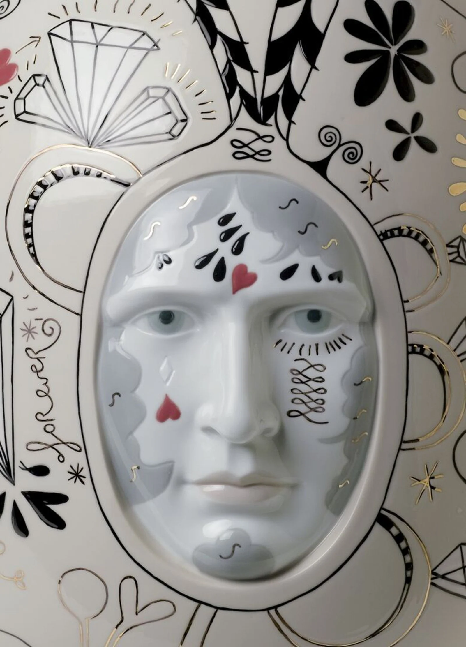 Lladro Medium Conversation Vase Limited Edition - Image 3