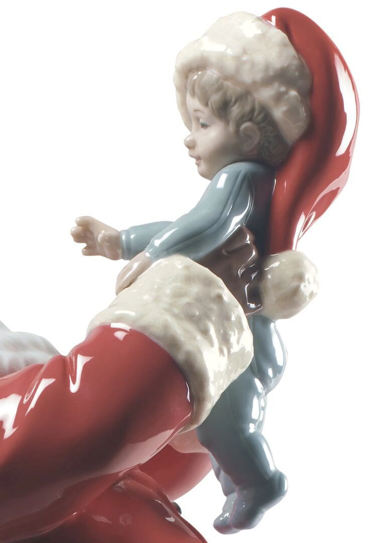Lladro Merry Christmas Santa! Figurine - Image 3