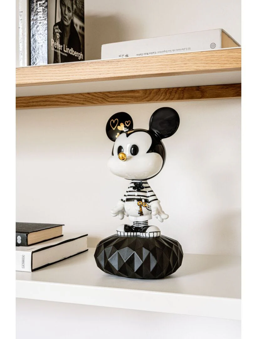 Lladro Mickey In Black And White - Image 2