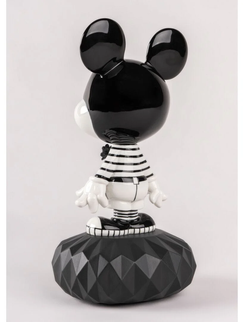 Lladro Mickey In Black And White - Image 4