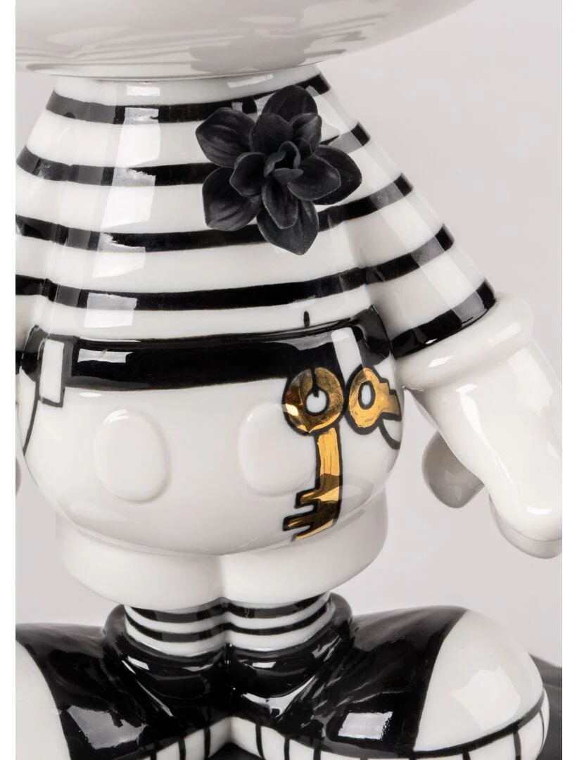 Lladro Mickey In Black And White - Image 7