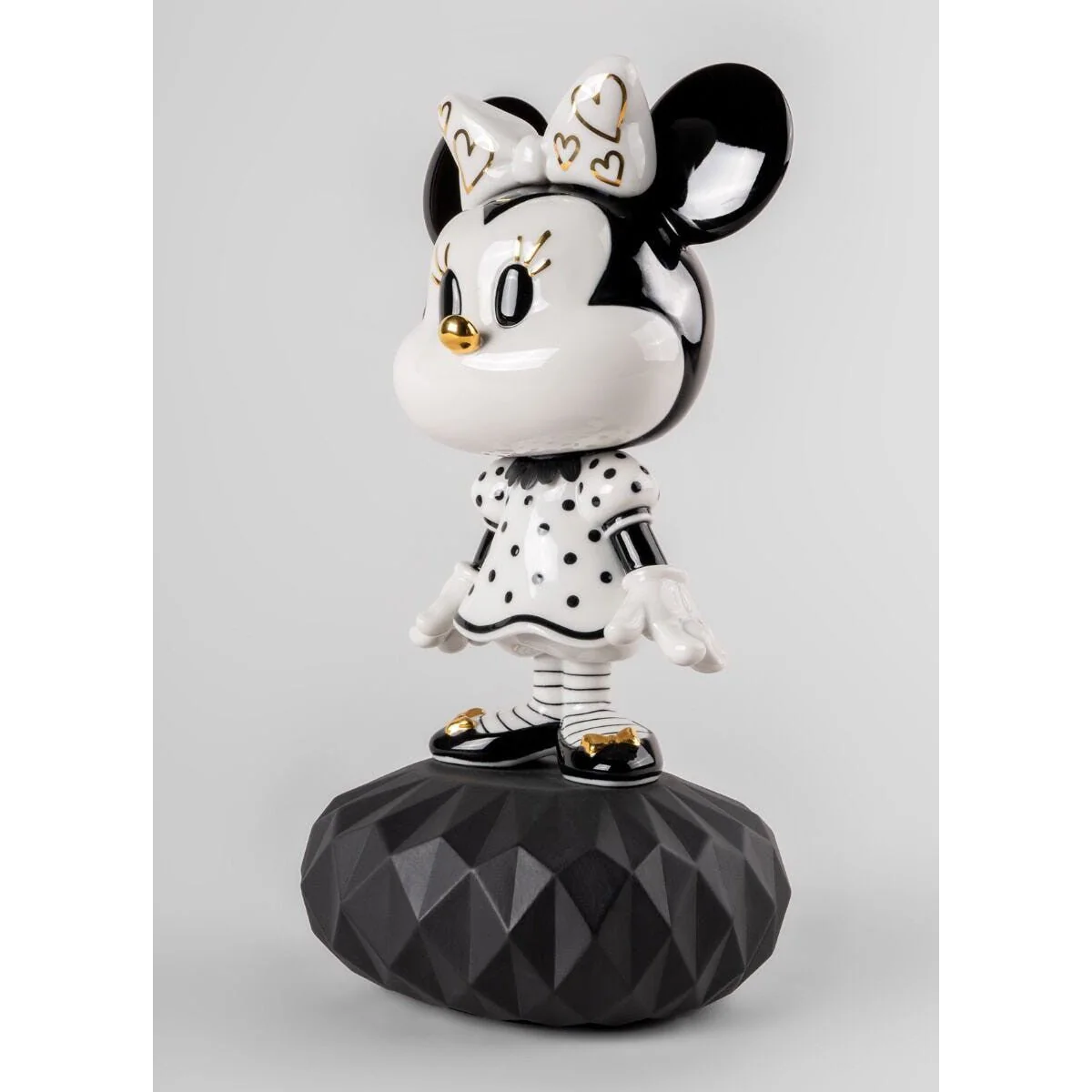 Lladro Minnie In Black And White - Image 3