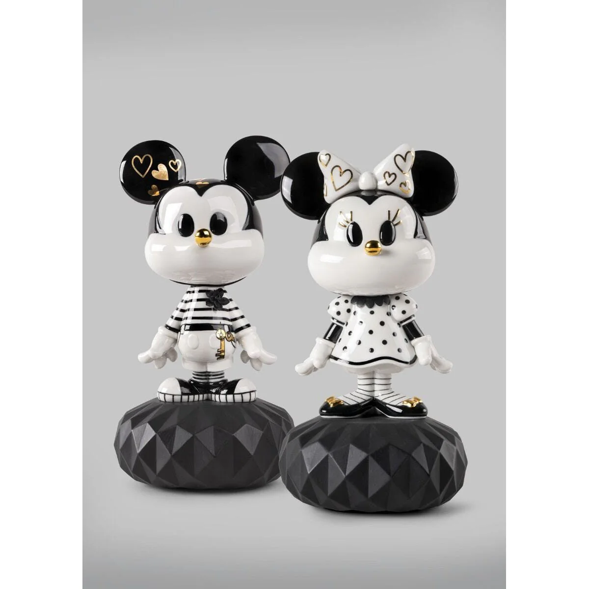 Lladro Minnie In Black And White - Image 4