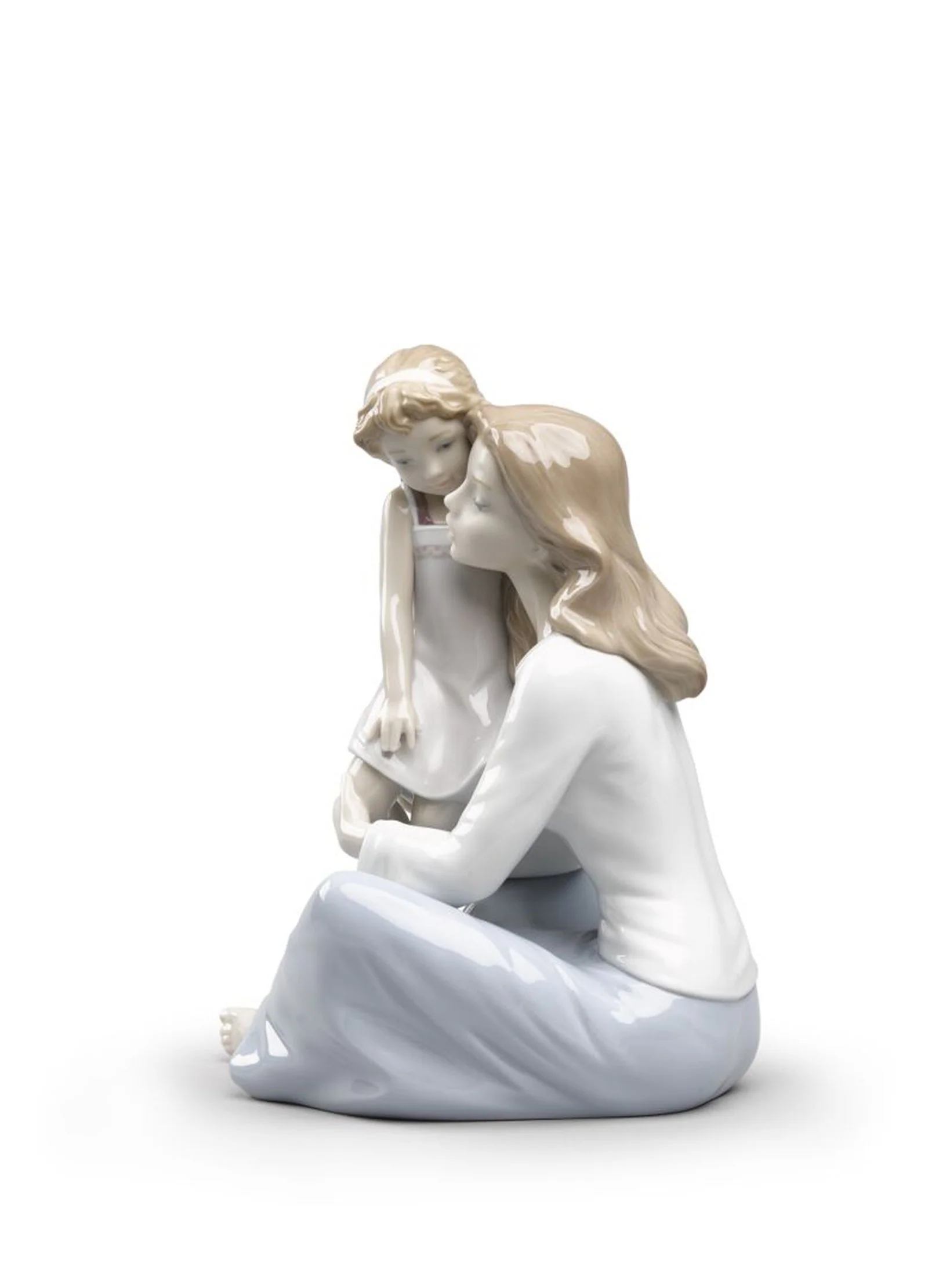 Lladro Mommy's Little Girl Mother Figurine - Image 2