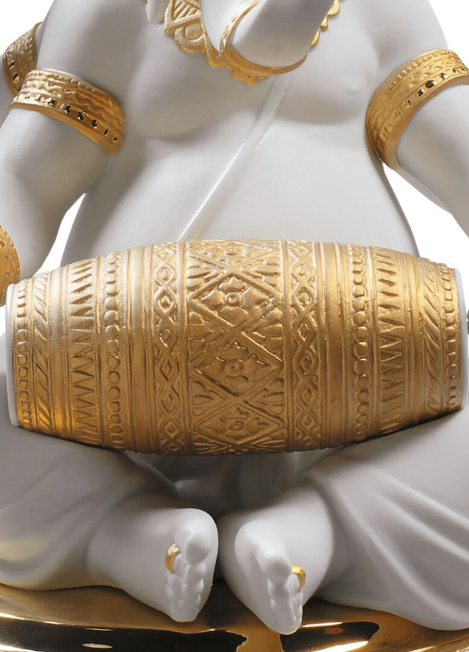 Lladro Mridangam Ganesha Figurine - Image 10