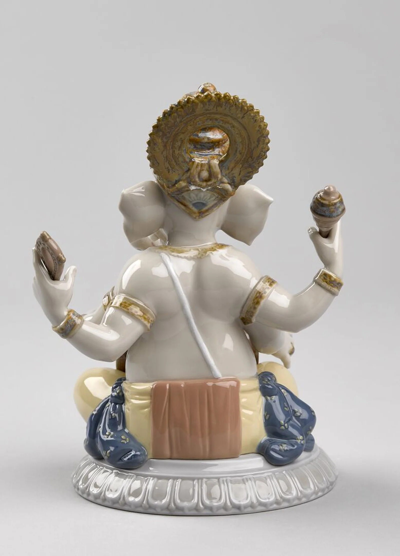 Lladro Mridangam Ganesha Figurine - Image 6