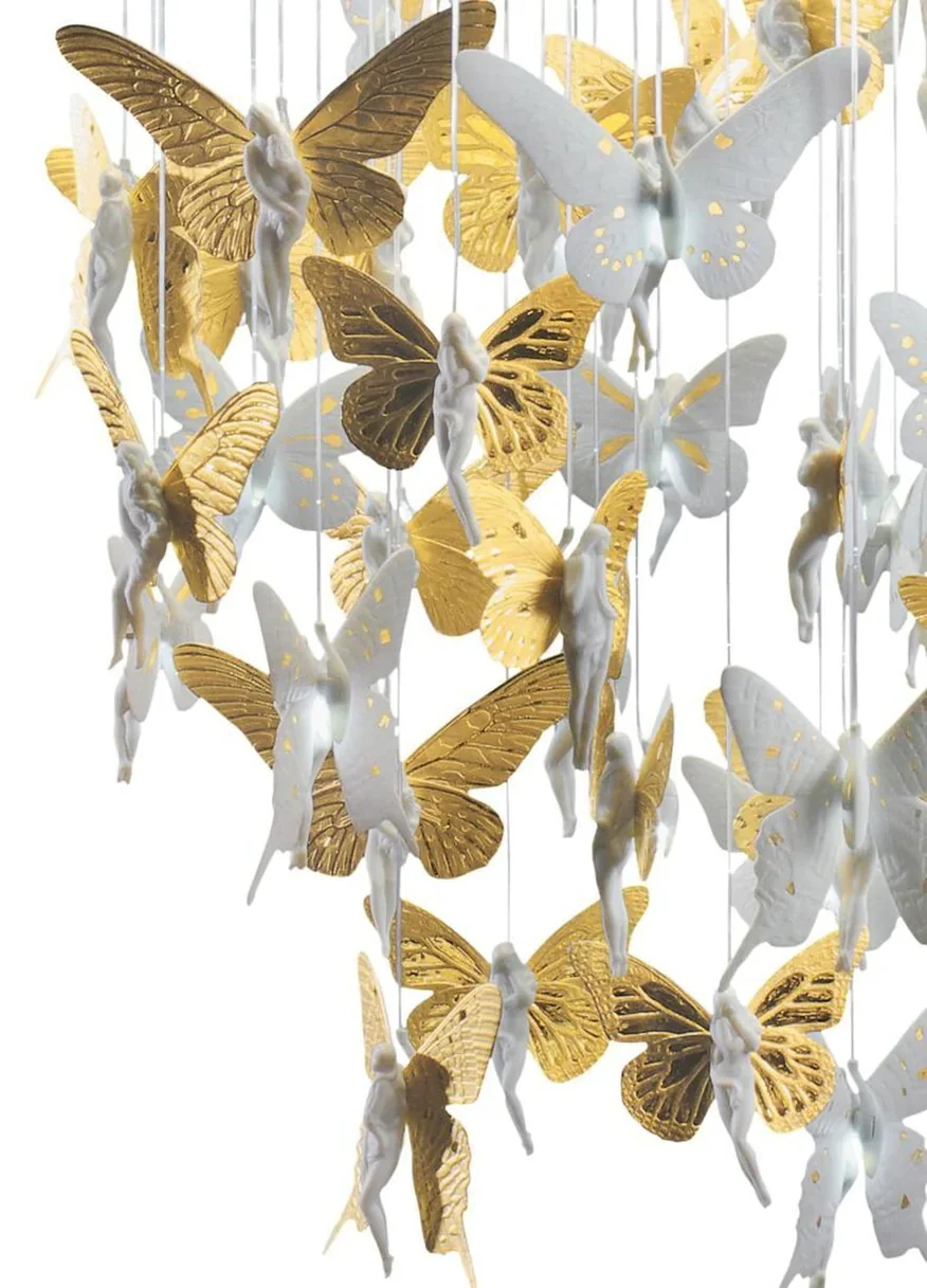Lladro Niagara Chandelier 31" - Image 8