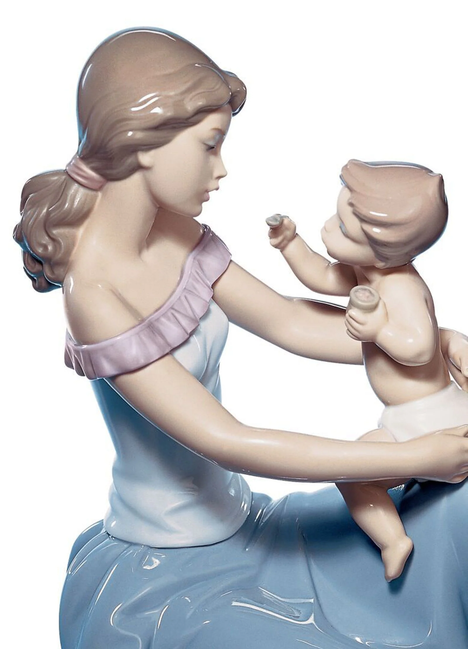 Lladro One for You one for Me Mother Figurine - Image 3