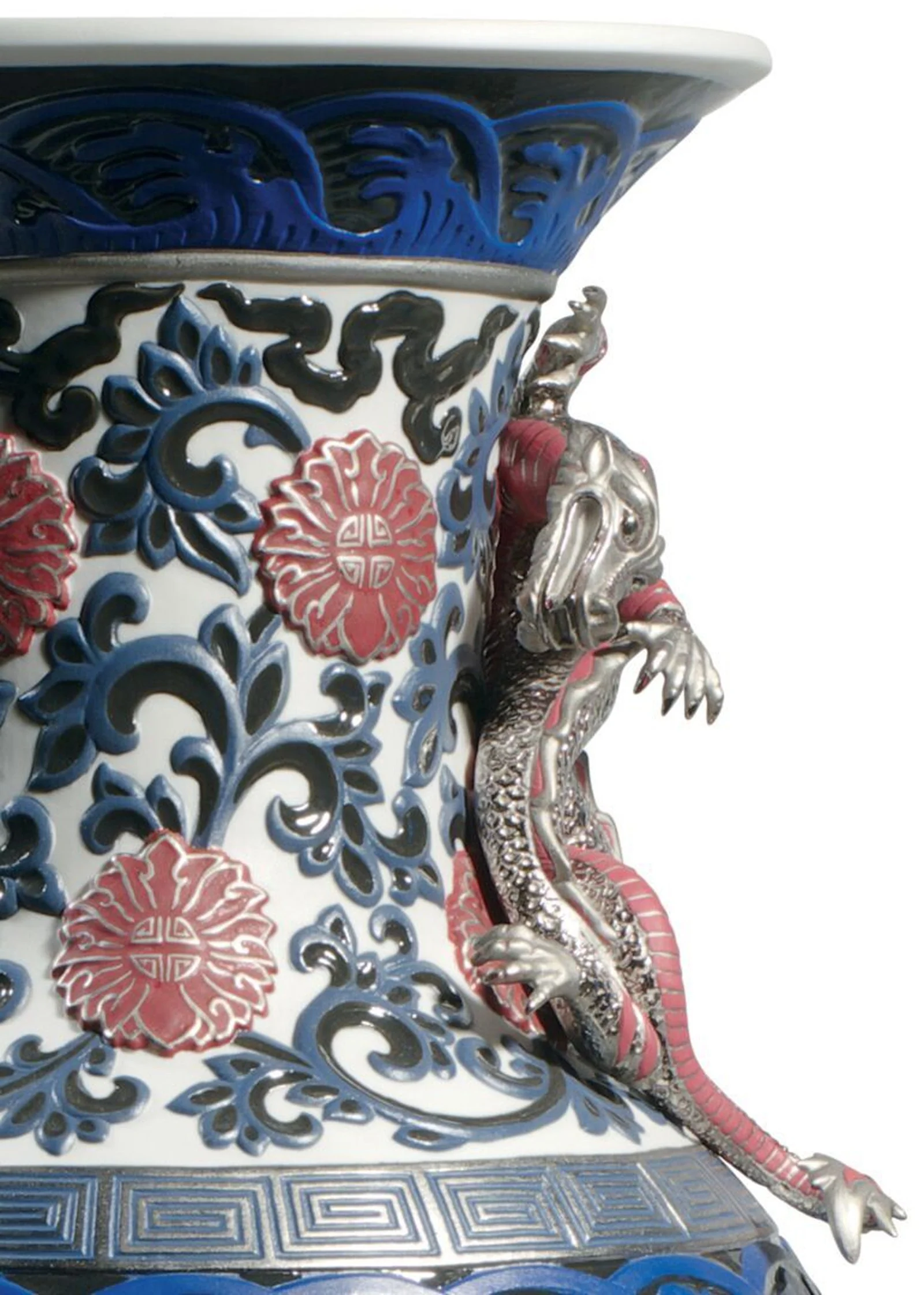 Lladro Oriental Vase Sculpture - Limited Edition - Image 2
