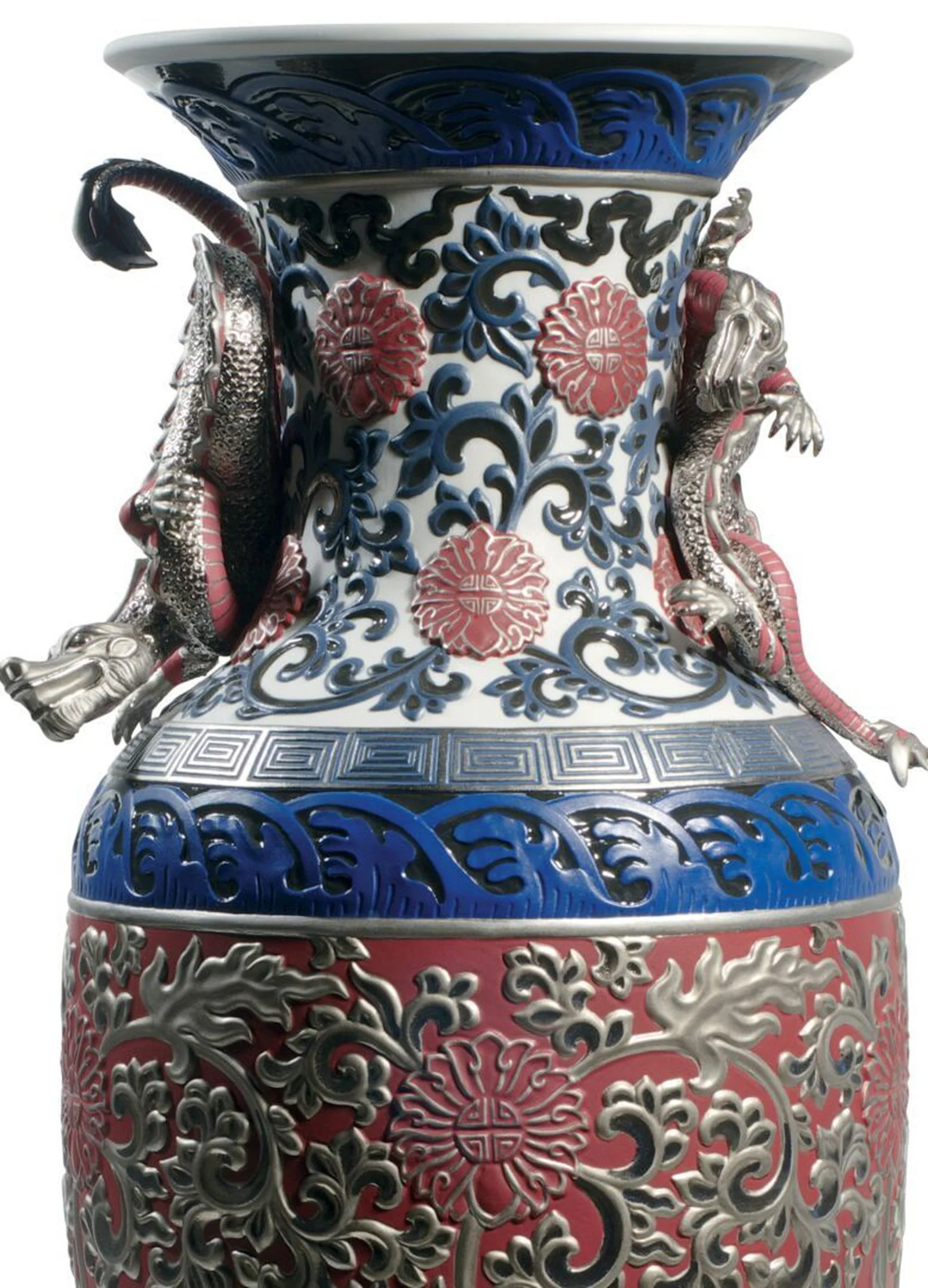 Lladro Oriental Vase Sculpture - Limited Edition - Image 3