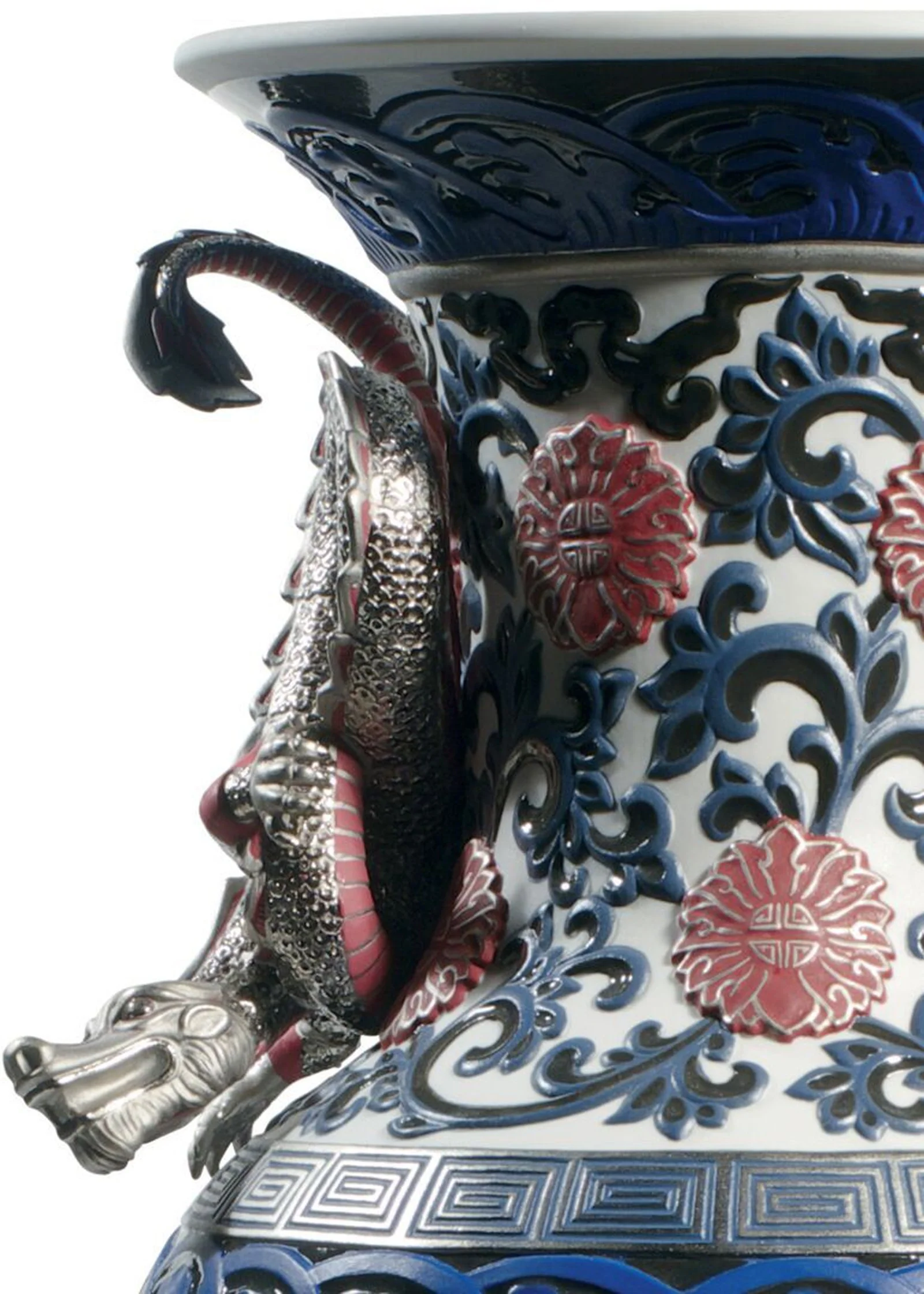 Lladro Oriental Vase Sculpture - Limited Edition - Image 4