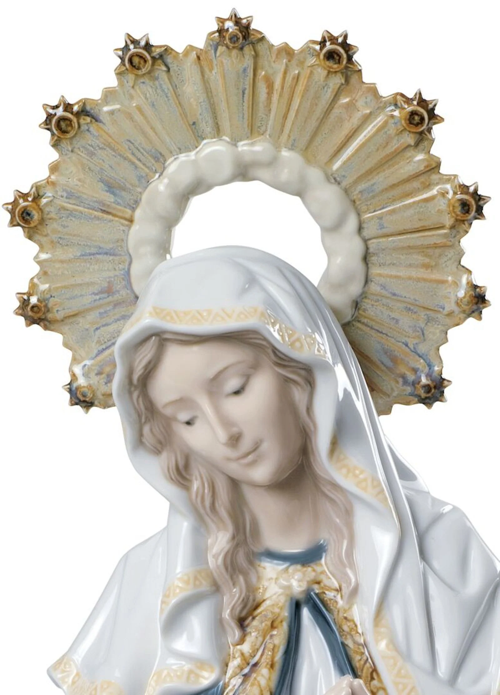 Lladro Our Lady of Divine Providence Figurine - Image 2