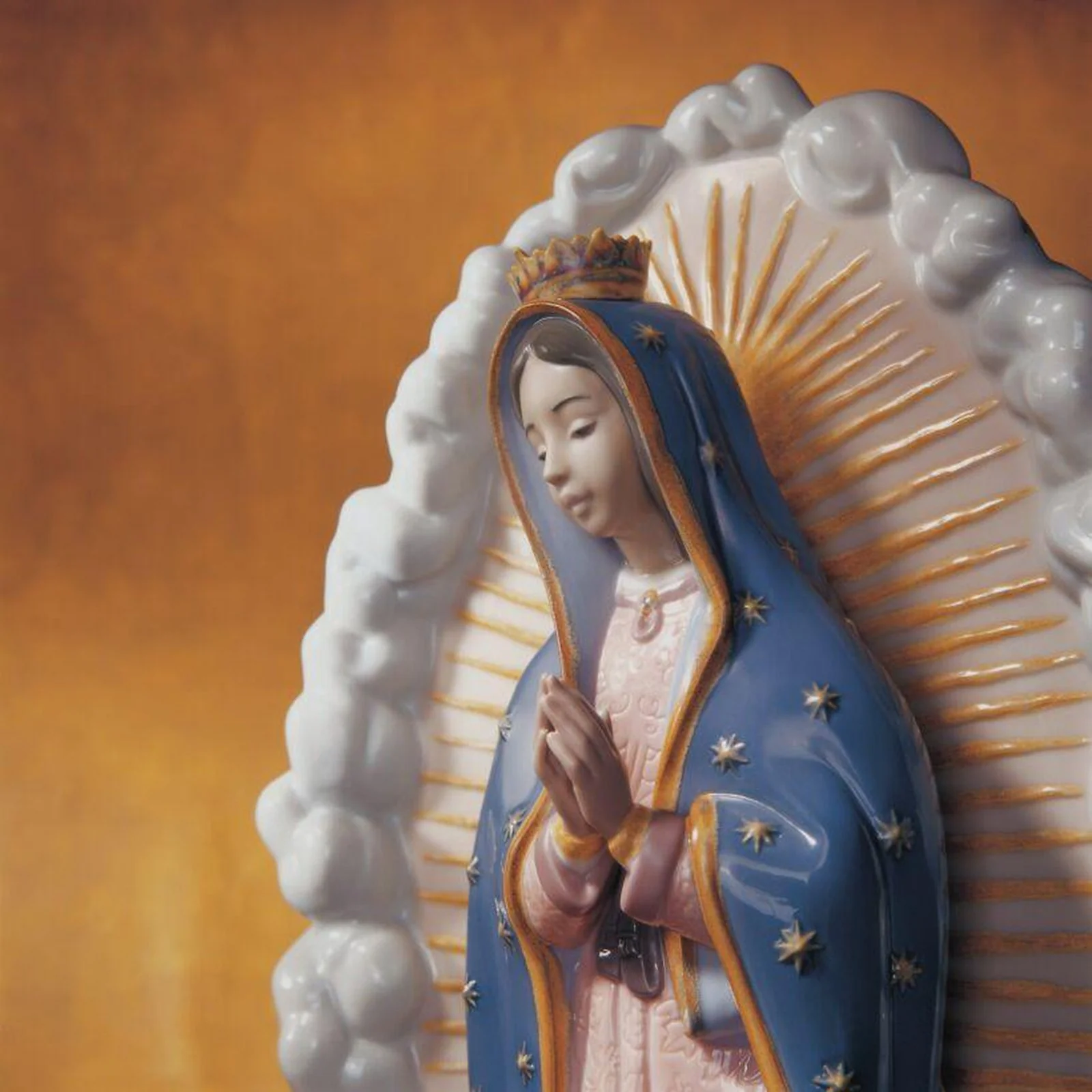 Lladro Our Lady of Guadalupe Figurine - Image 3