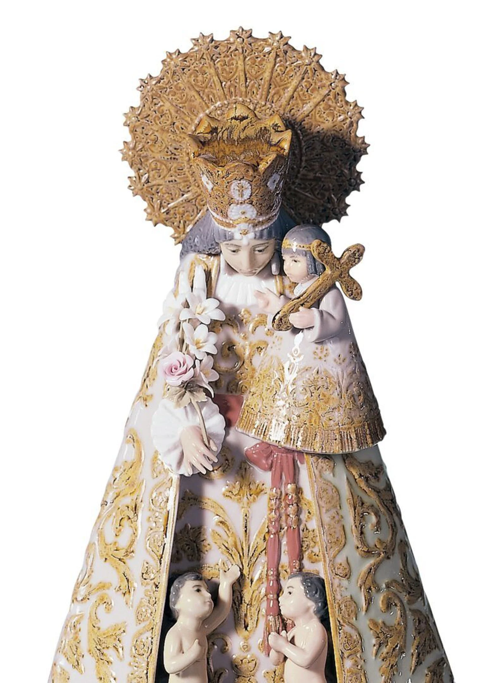 Lladro Our Lady of The Forsaken Figurine Numbered Edition - Image 2
