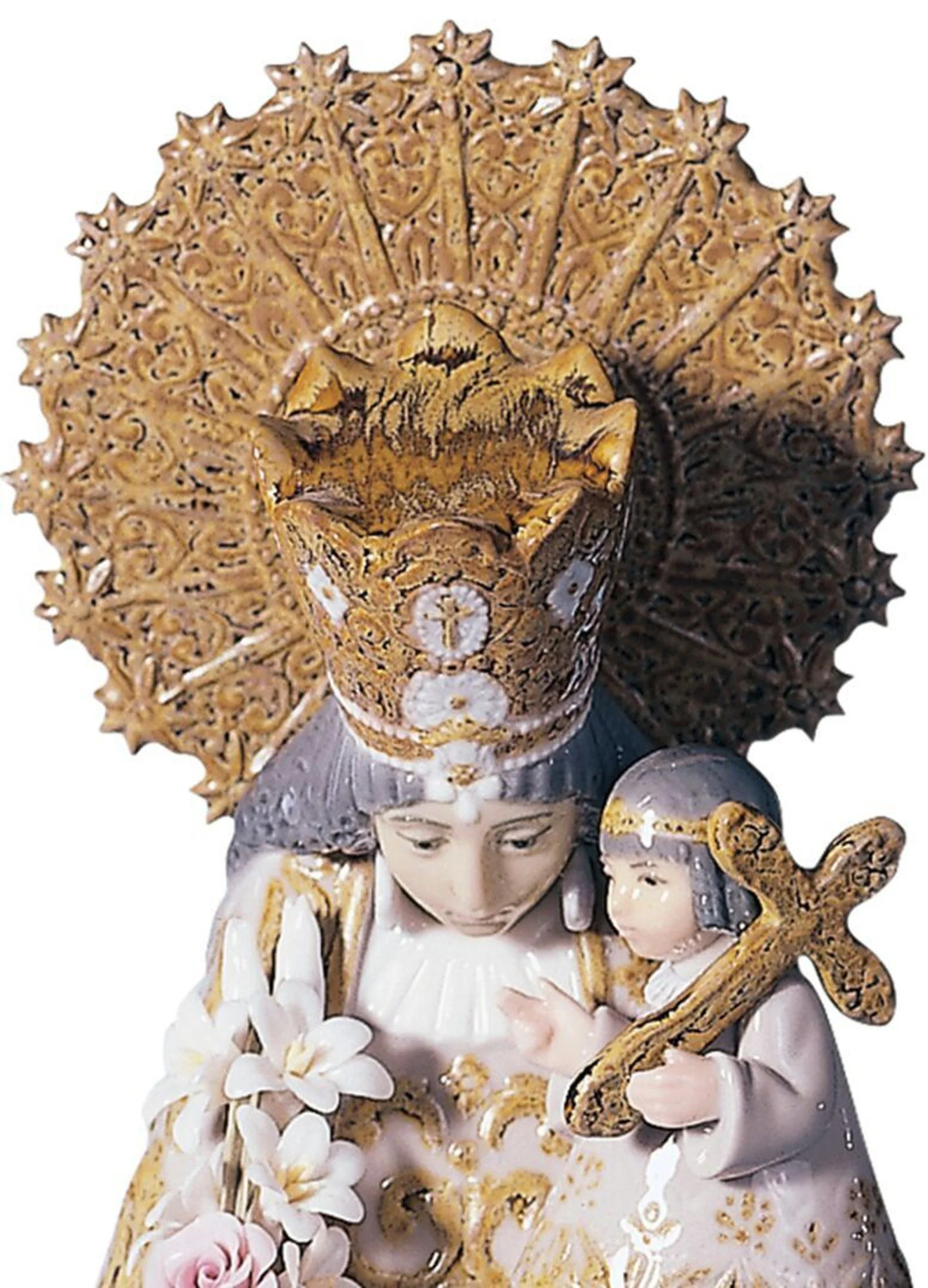 Lladro Our Lady of The Forsaken Figurine Numbered Edition - Image 5