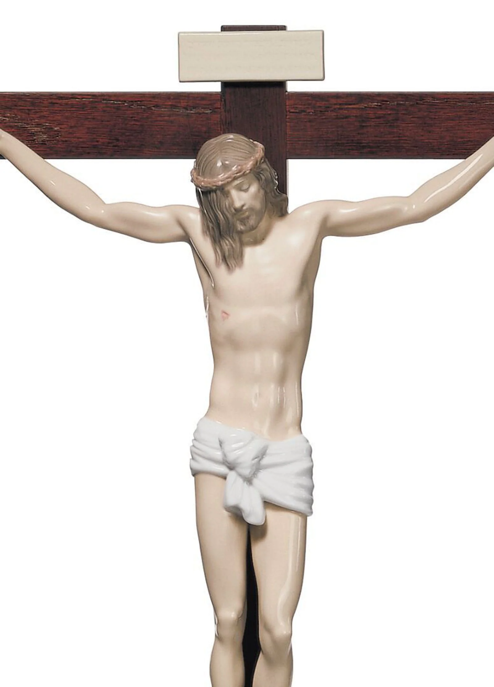 Lladro Our Savior Crucifix Figurine Tabletop - Image 4