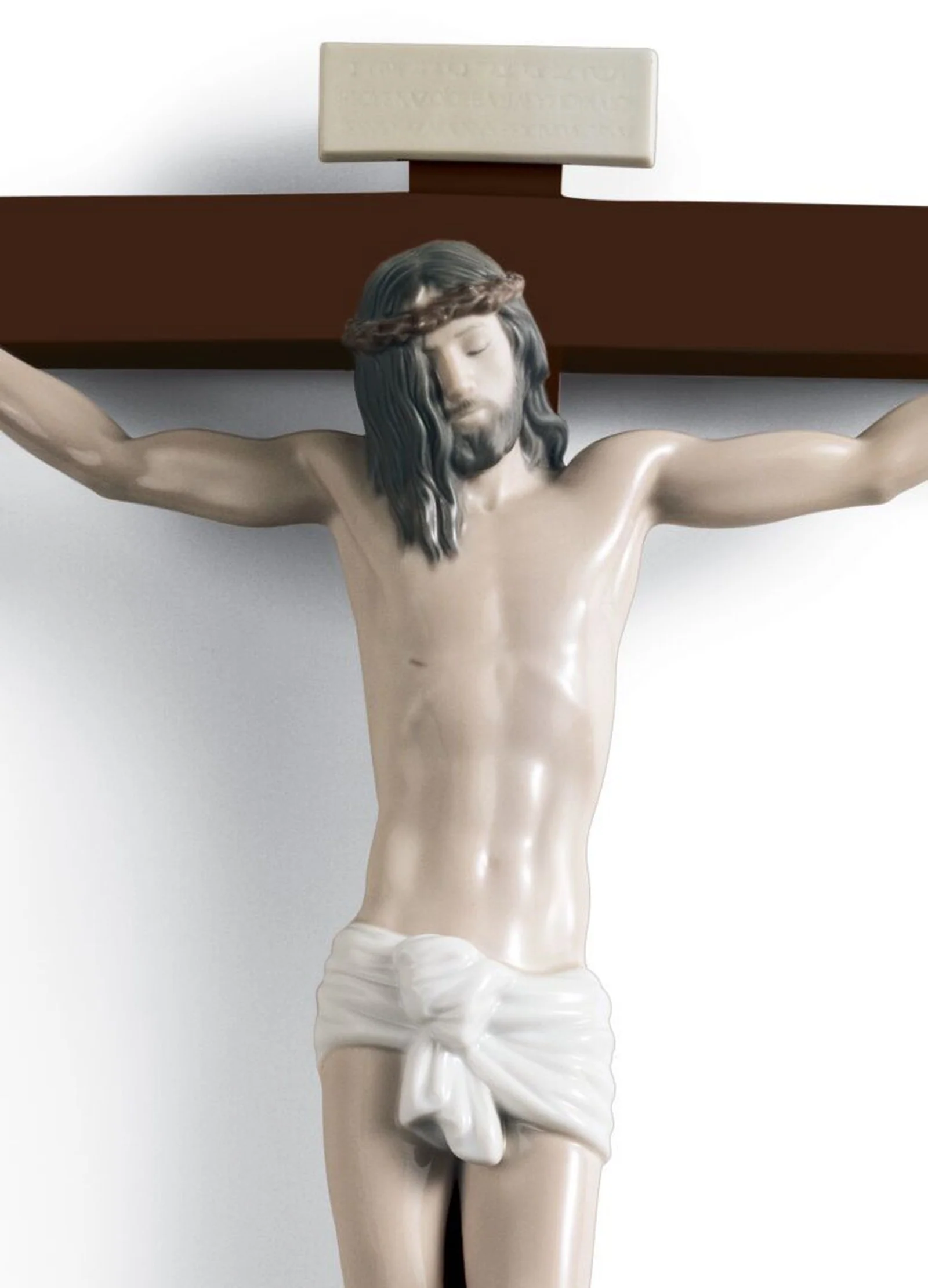 Lladro Our Saviour Crucifix Figurine Wall Art - Image 3