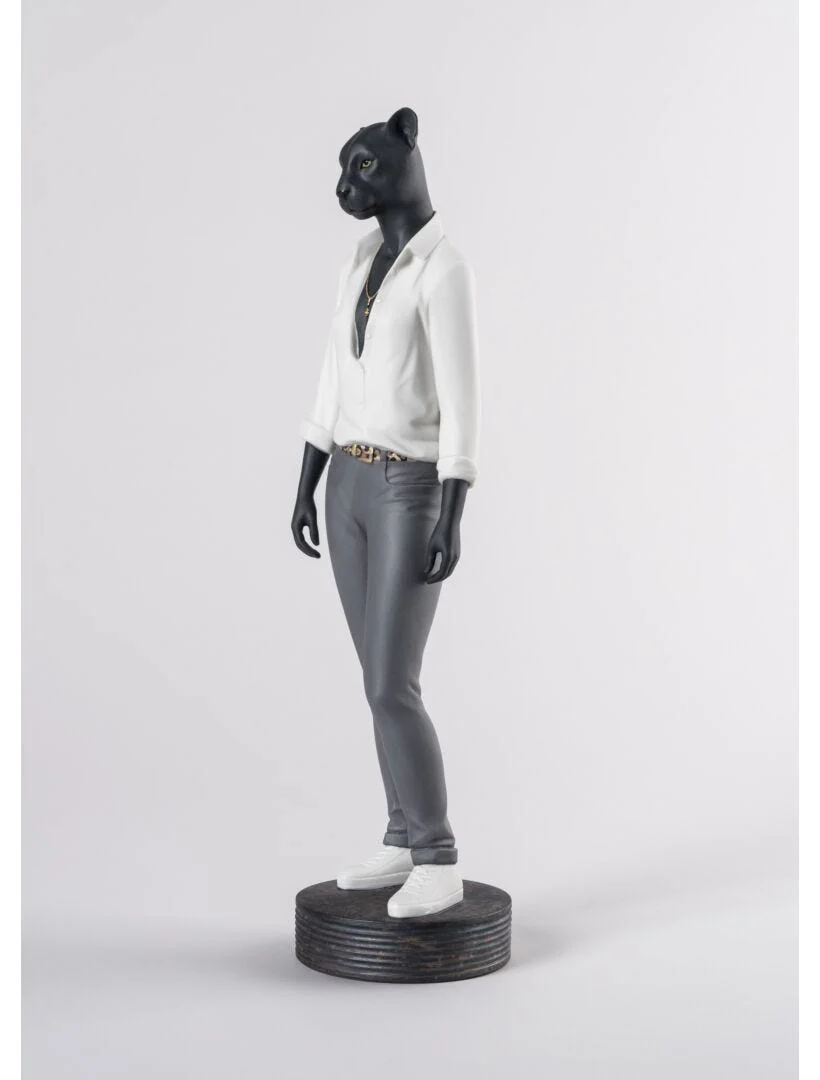 Lladro Panther Woman - Image 3