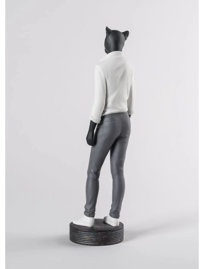 Lladro Panther Woman - Image 4