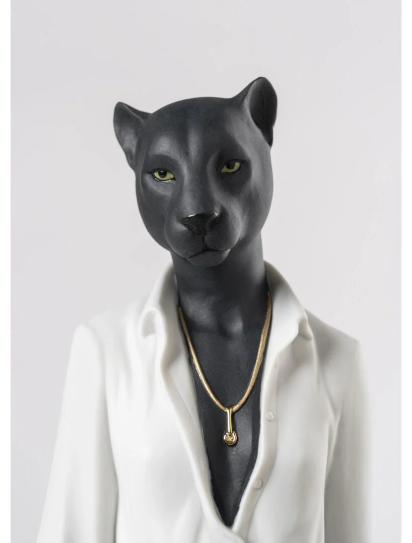 Lladro Panther Woman - Image 5