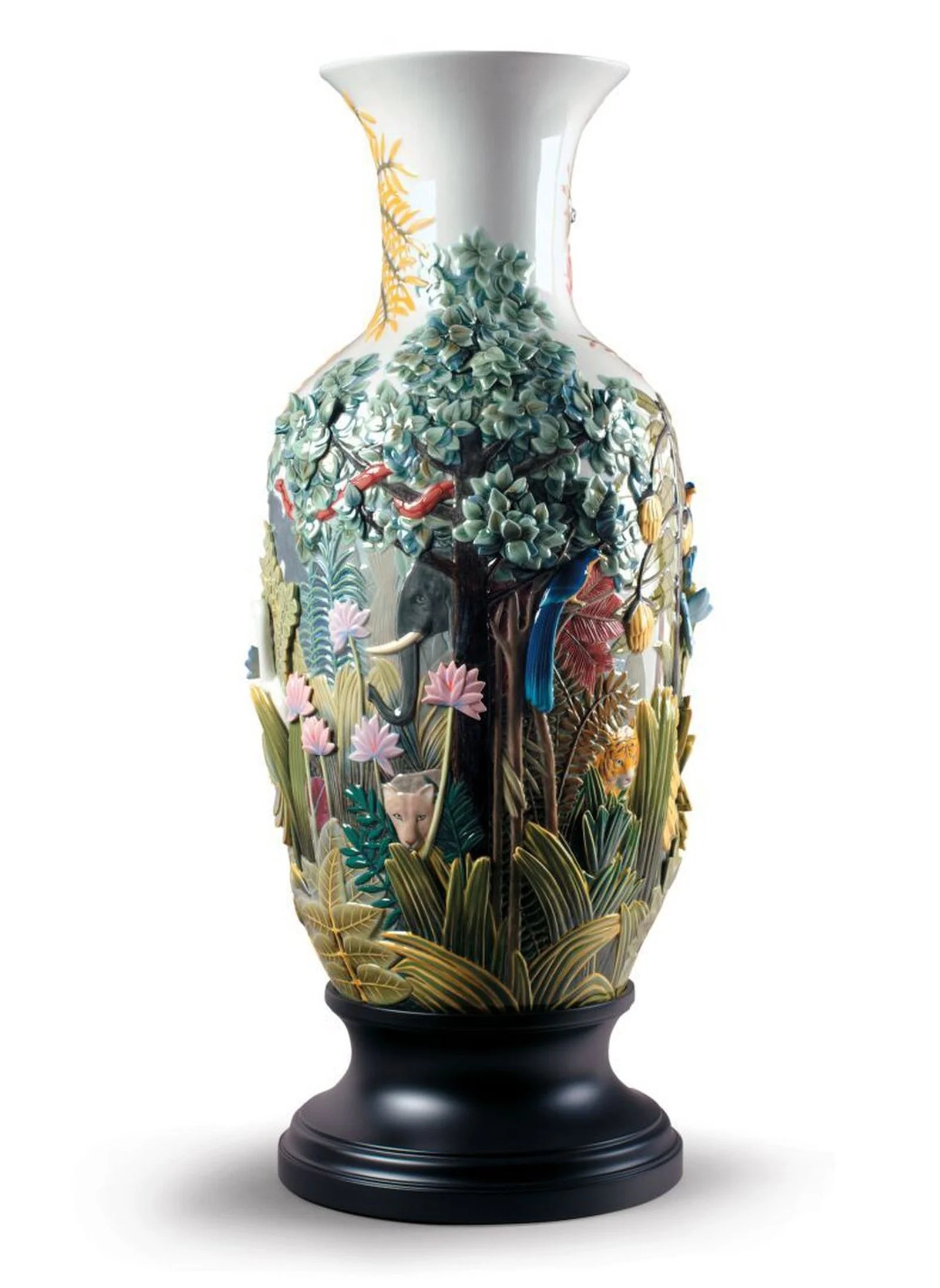 Lladro Paradise Vase Animal Life Figurine - Limited Edition - Image 3