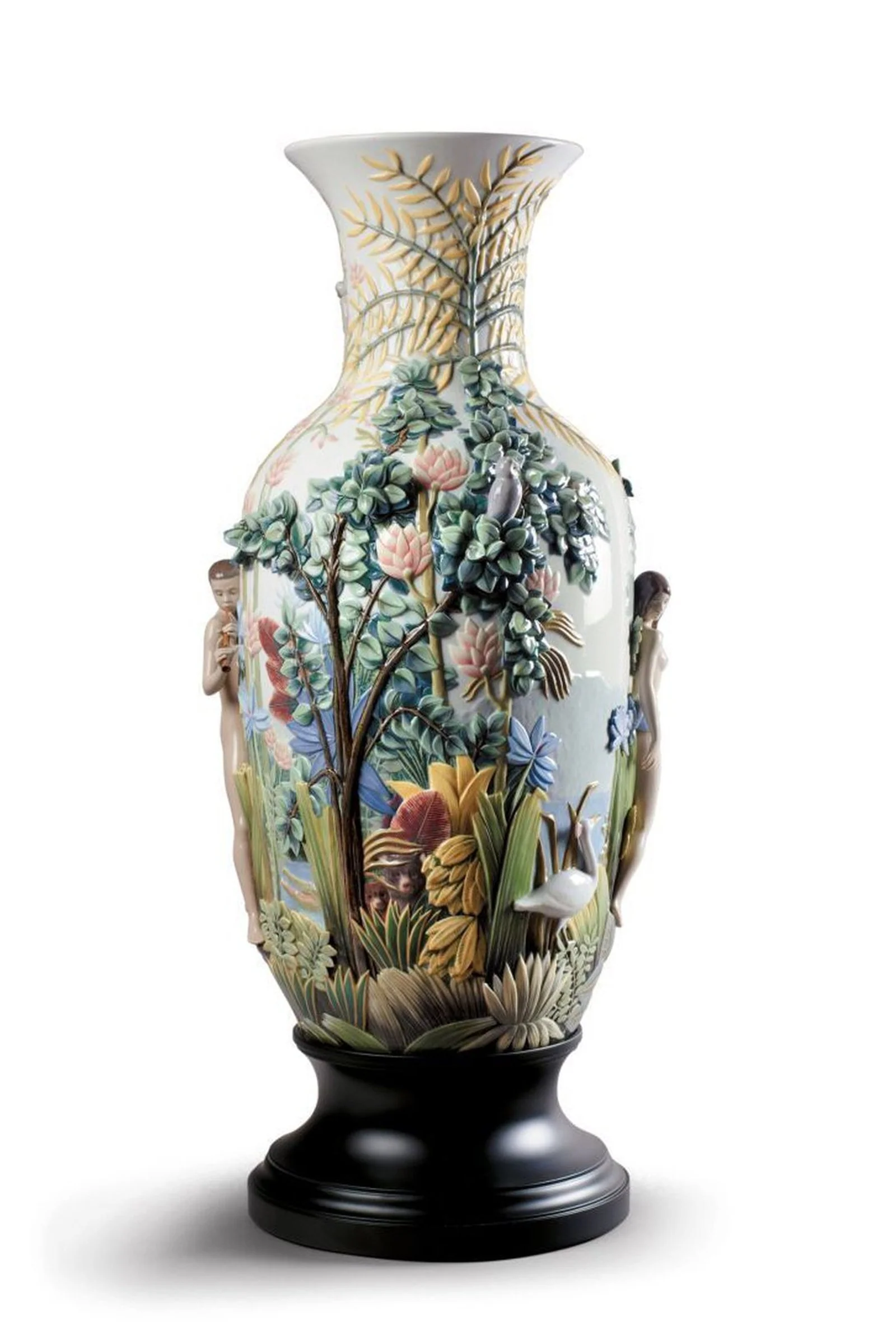 Lladro Paradise Vase Sculpture - Limited Edition - Image 2