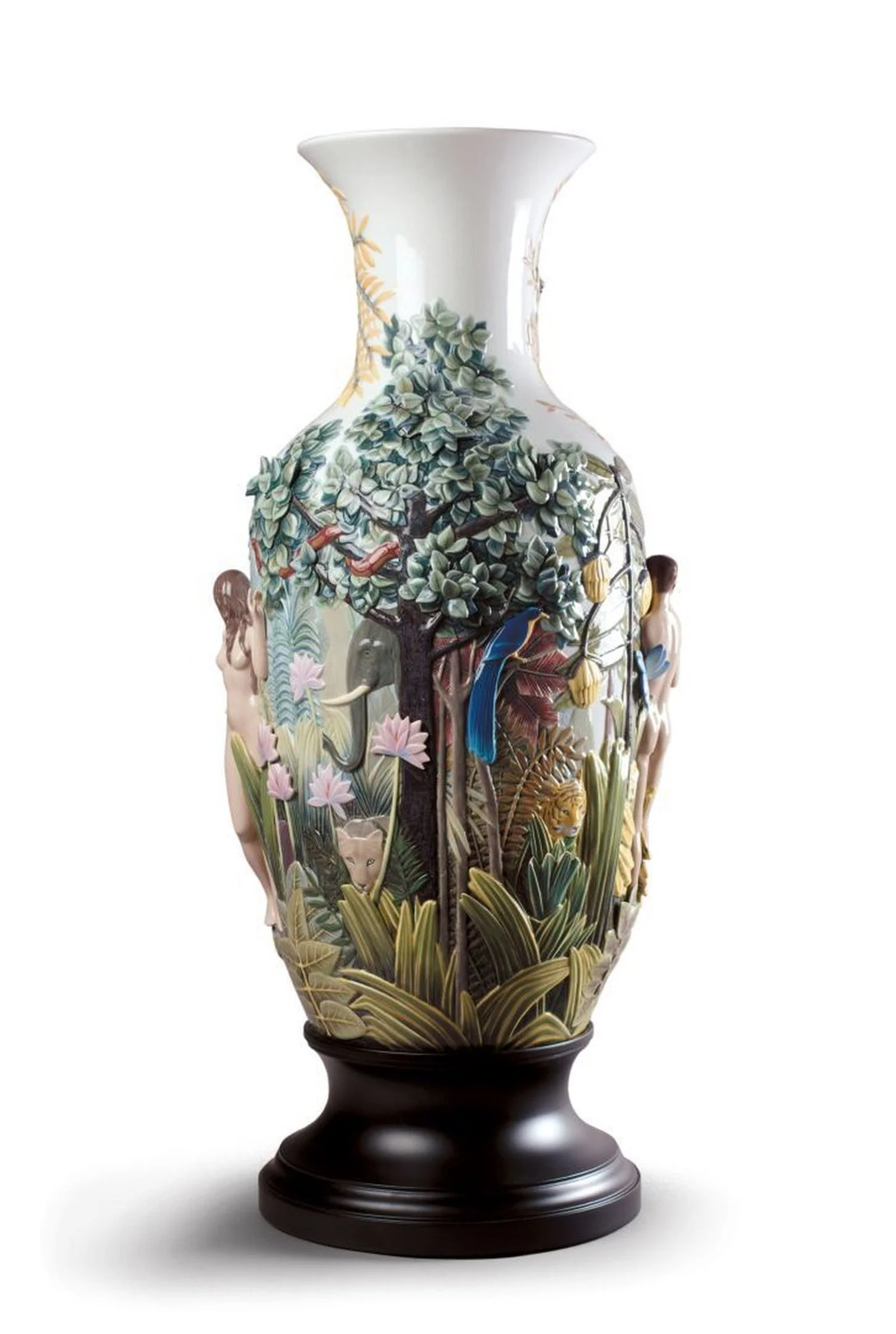 Lladro Paradise Vase Sculpture - Limited Edition - Image 3