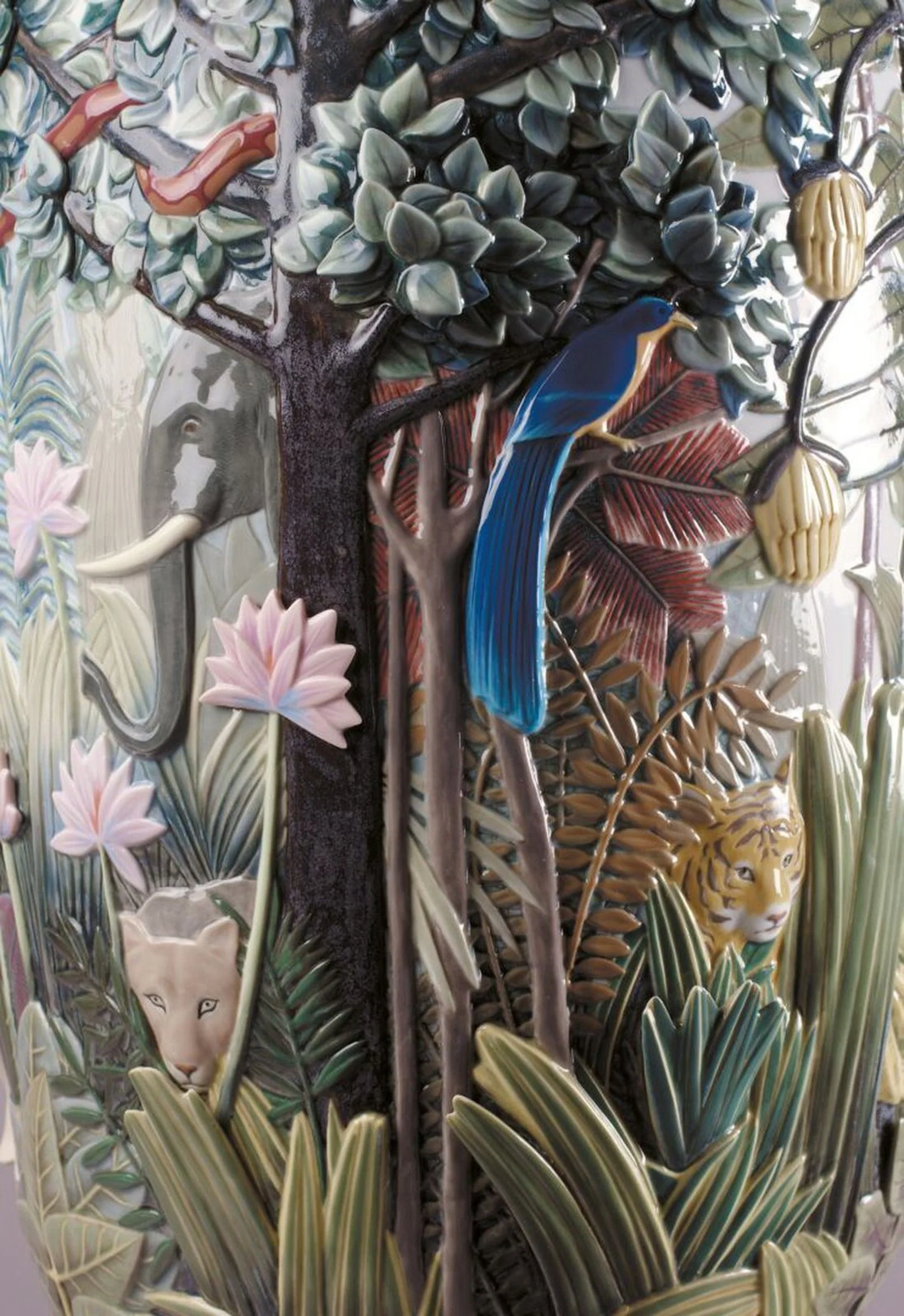 Lladro Paradise Vase Sculpture - Limited Edition - Image 7