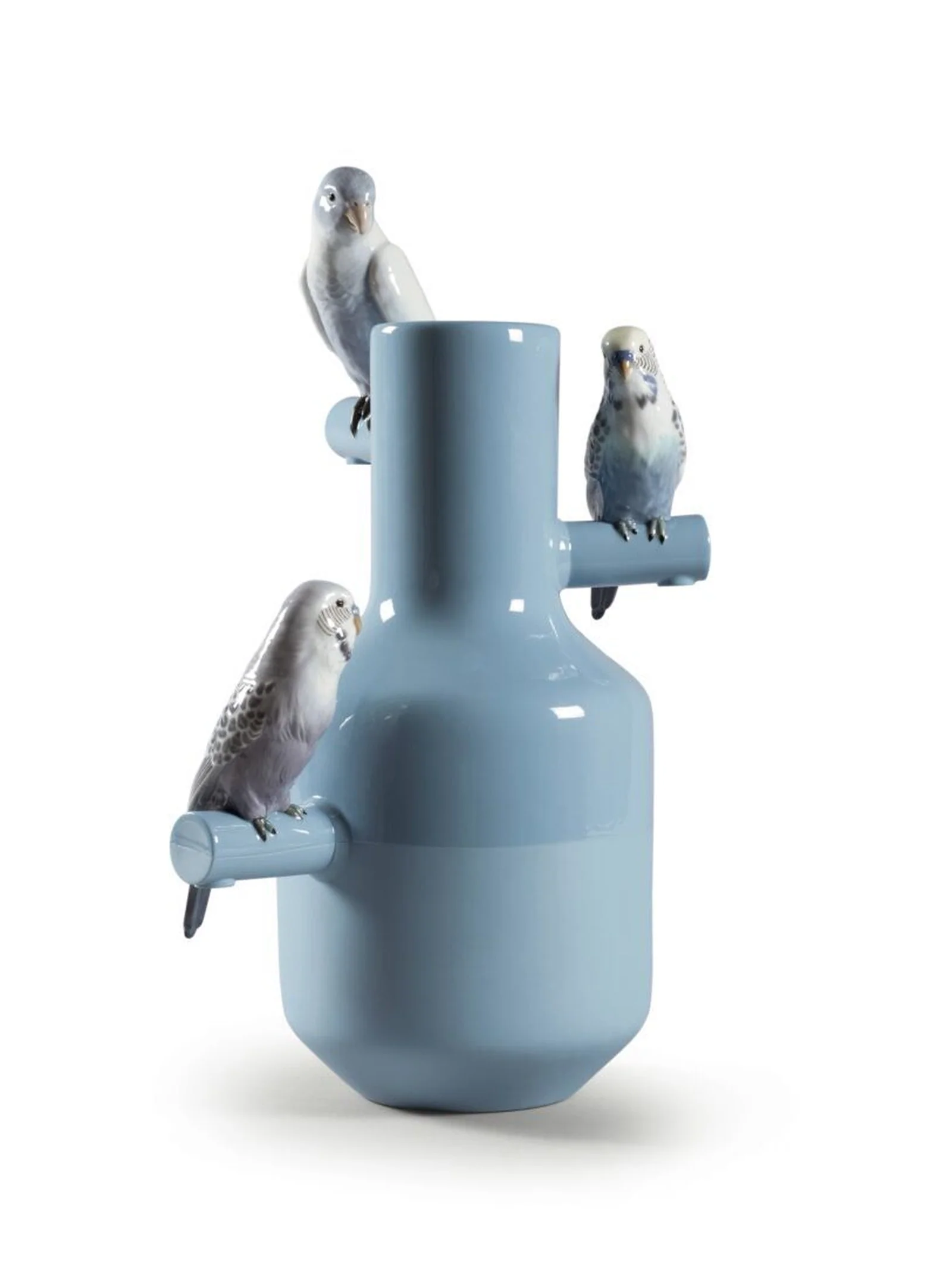 Lladro Parrot Parade Vase - Image 5